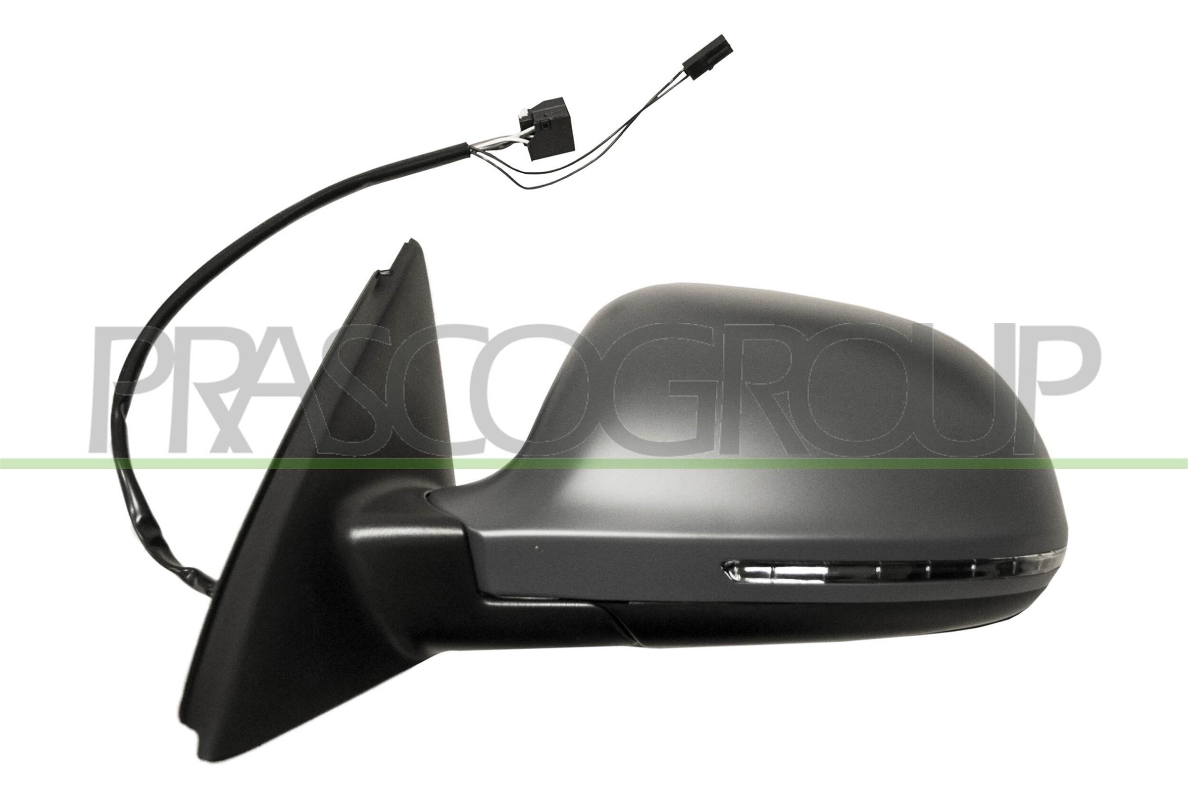 RETROVISORE SINISTRO ELETTRICO-TERMICO CON PRIMER-CON FANALE-ASFERICO/CROMATO