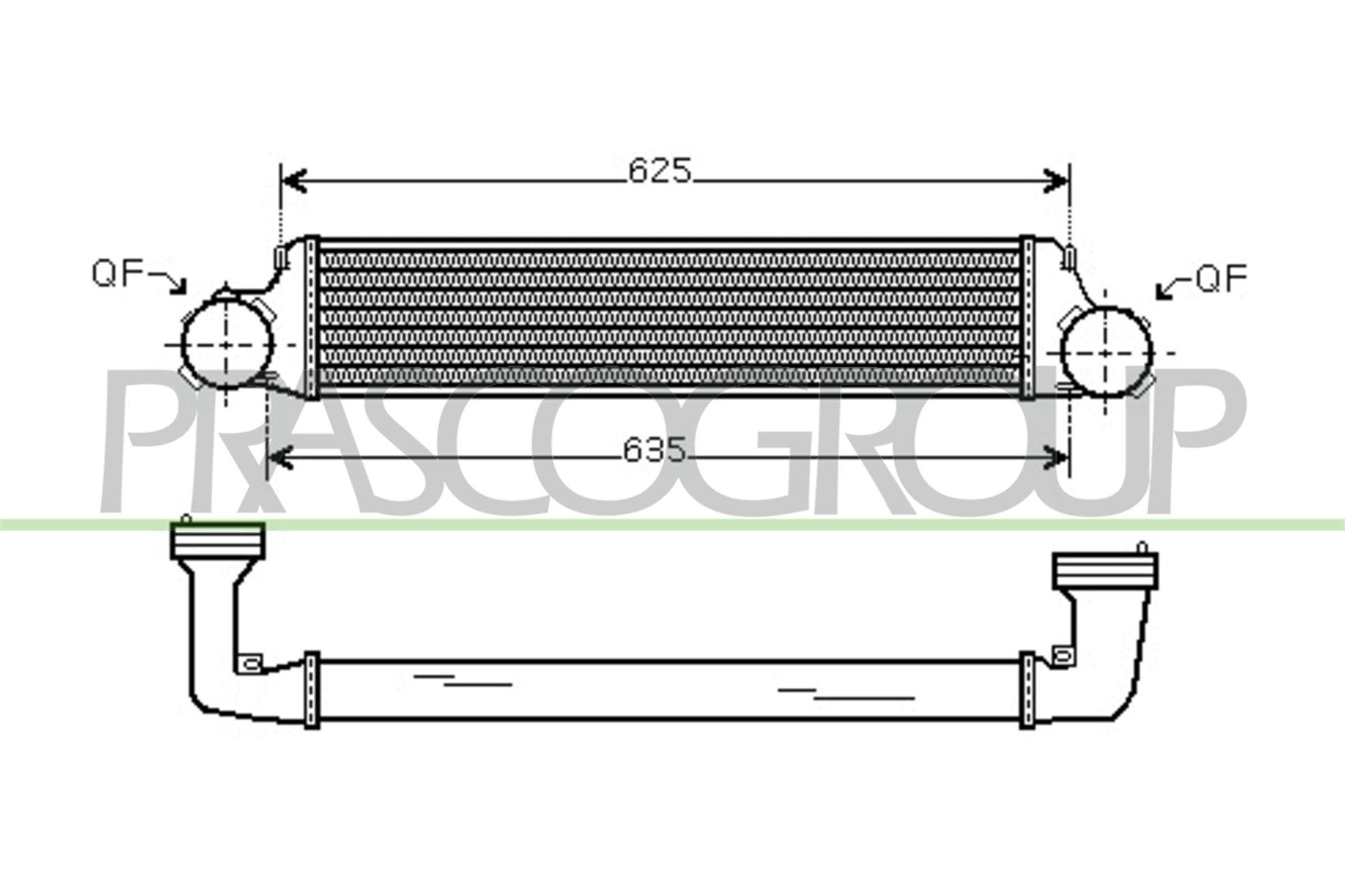 Intercooler PRASCO BM020N001