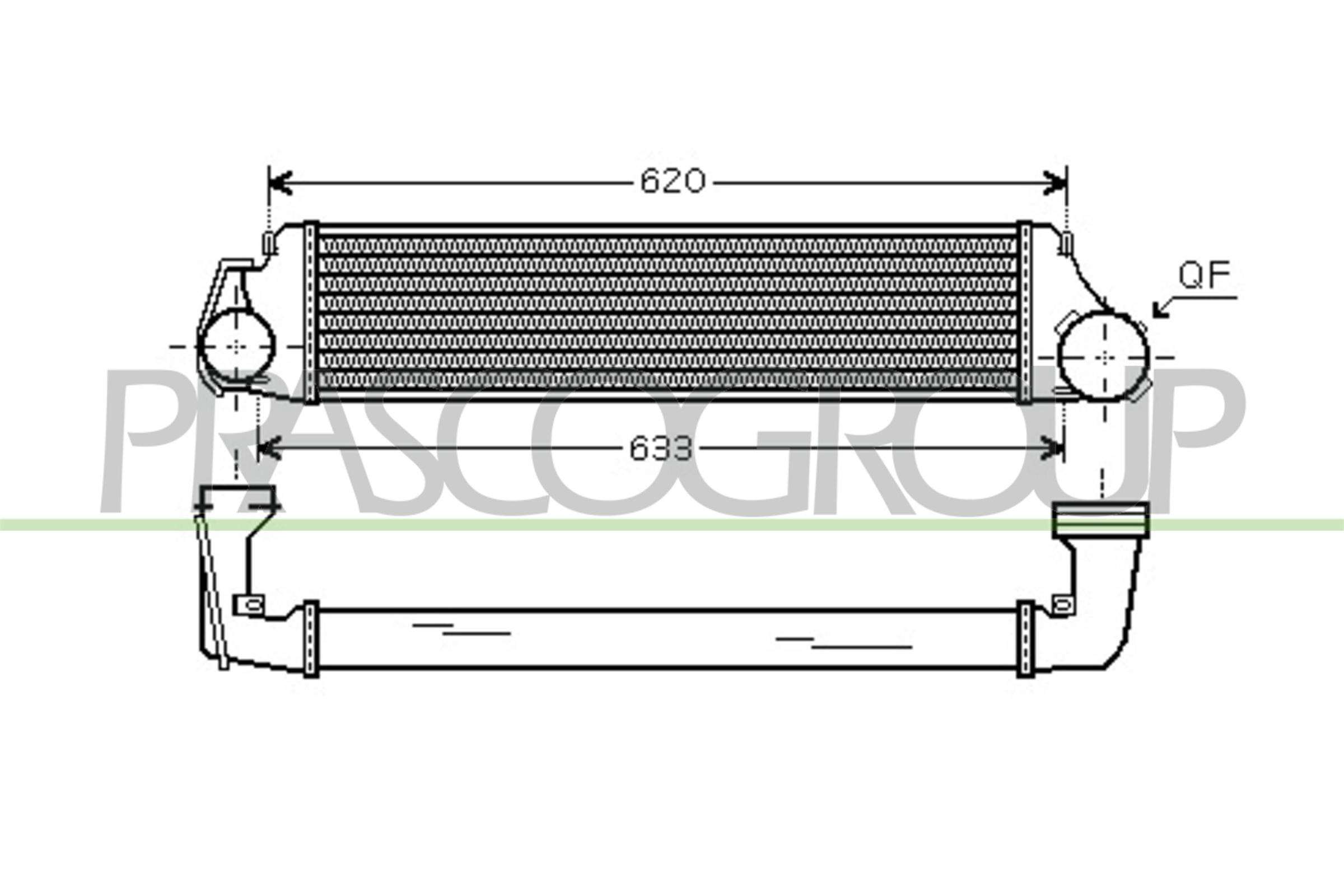 Intercooler PRASCO BM020N002