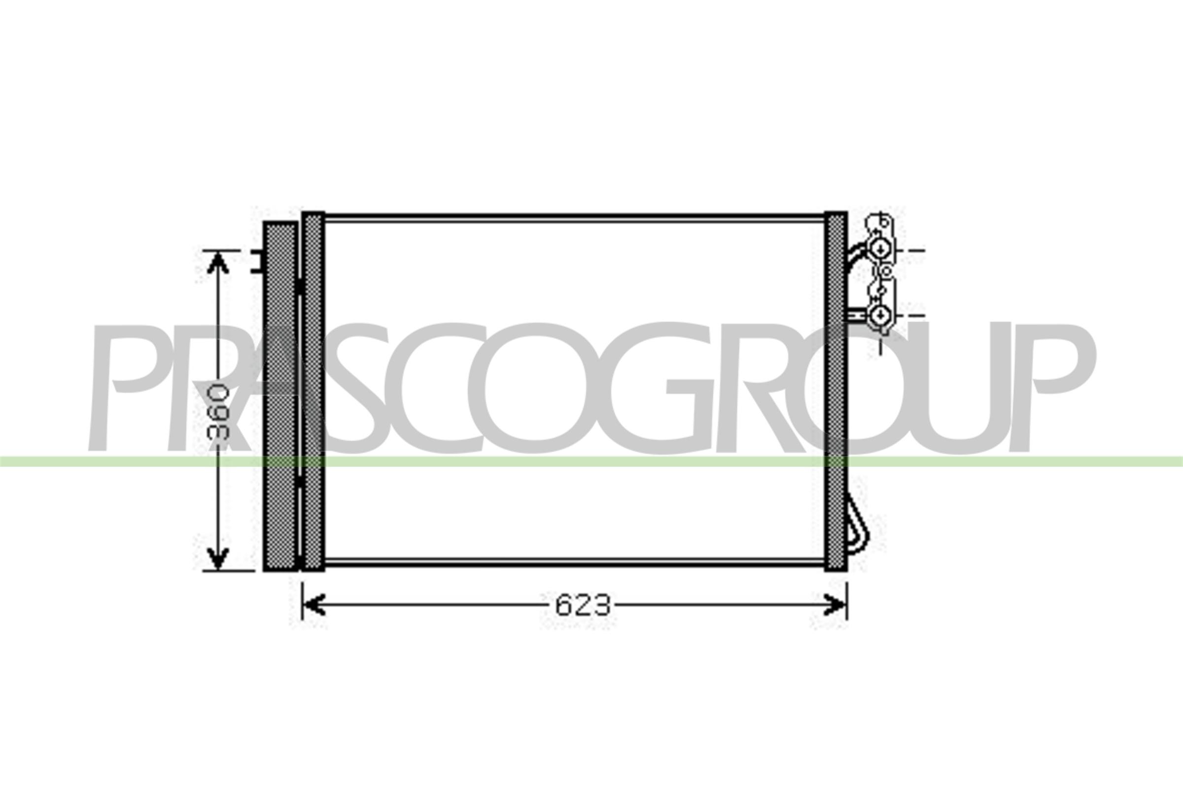 Condensatore, climatizzatore PRASCO BM024C001