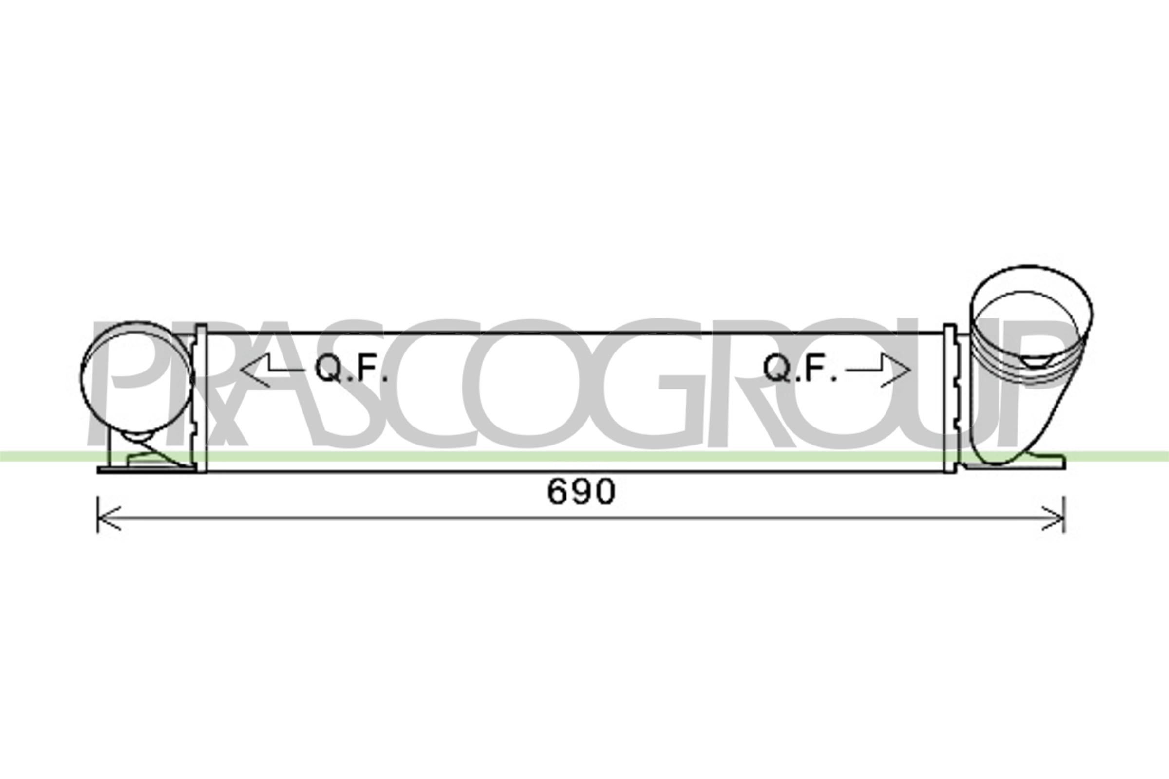 Intercooler PRASCO BM026N002