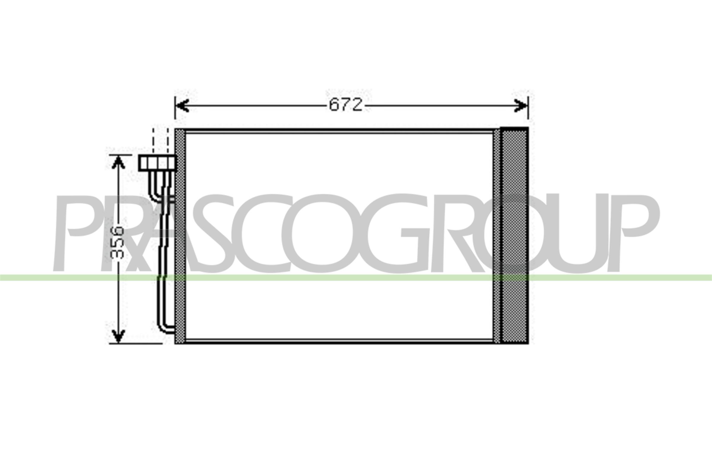 Condensatore, climatizzatore PRASCO BM046C001
