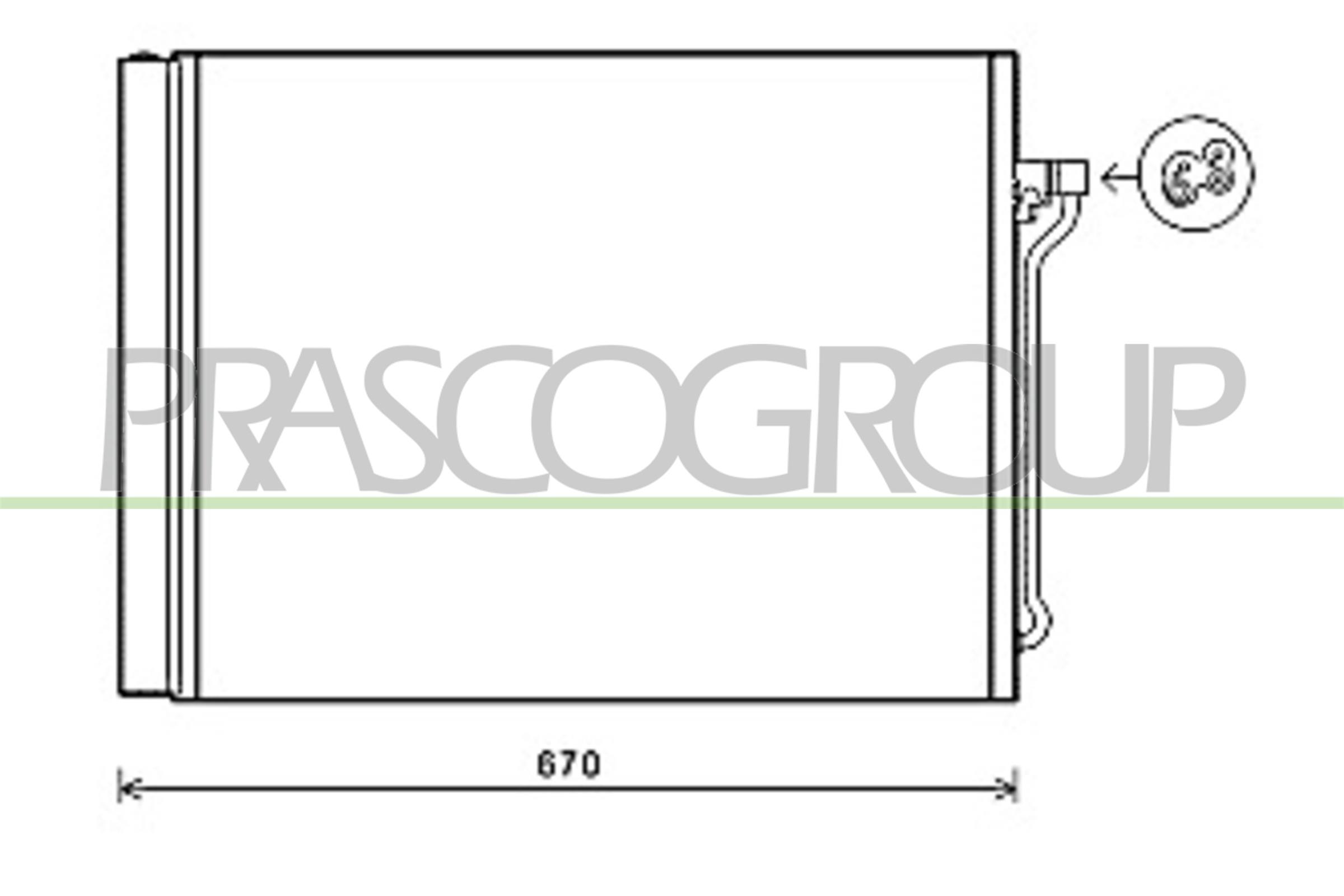 Condensatore, climatizzatore PRASCO BM048C004