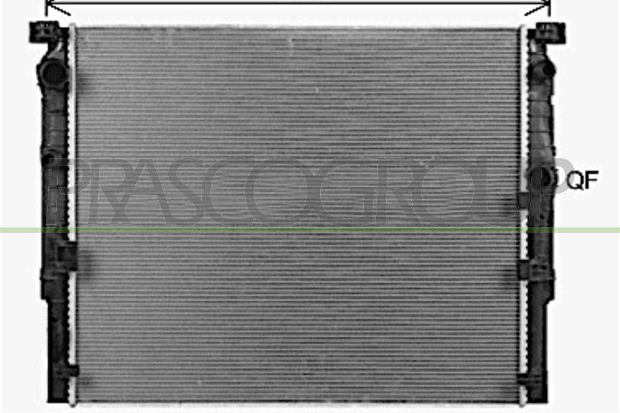 Radiatore, raffreddamento motore PRASCO BM052R002
