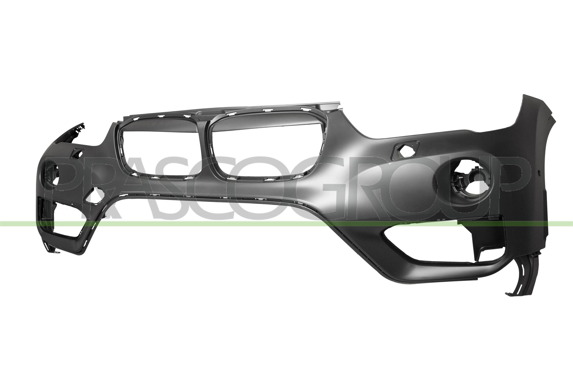 PARAURTI ANTERIORE CON PRIMER-CON FORI PDC+SUPPORTI-CON FORI LAVAFARI