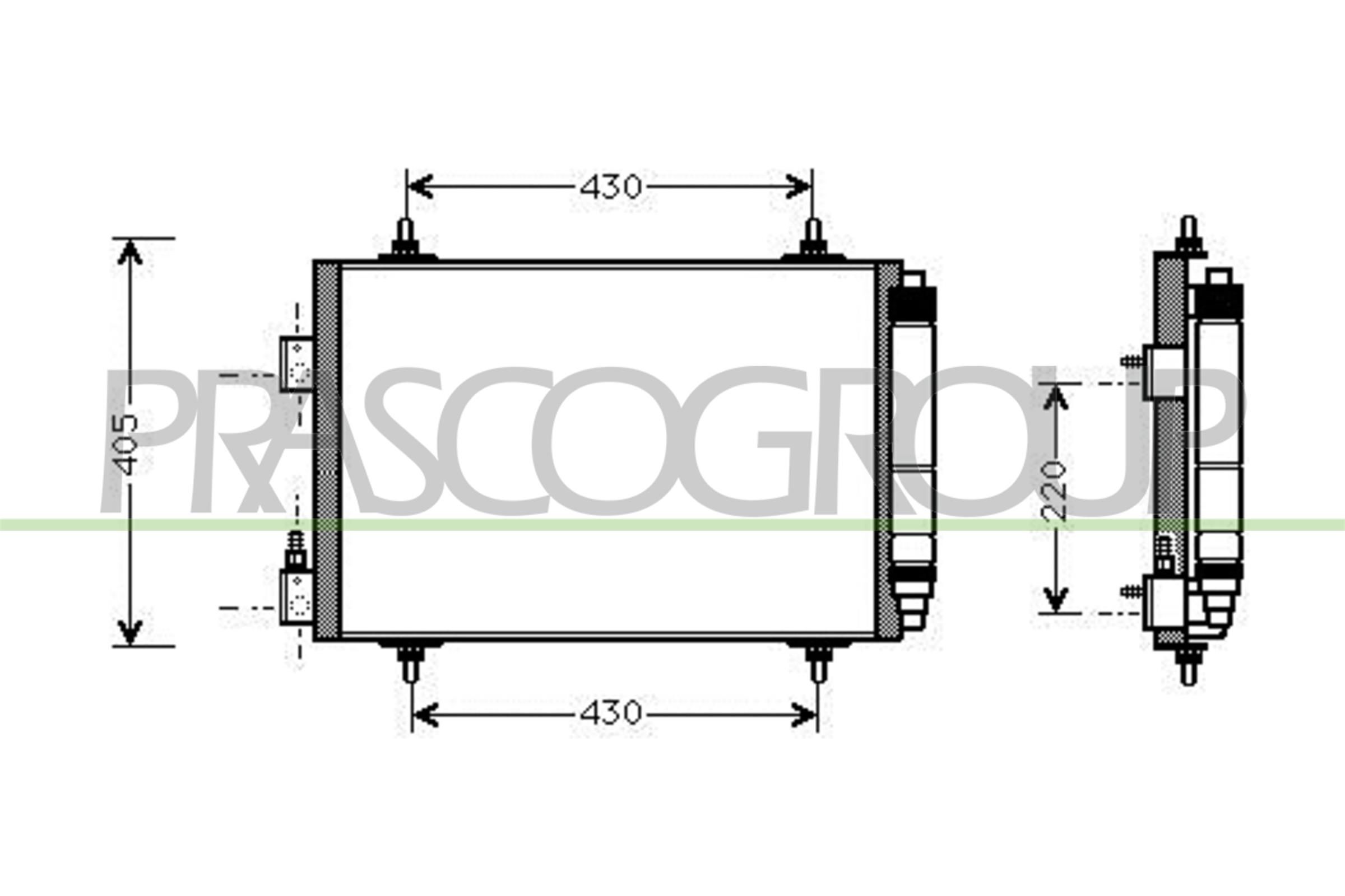 Condensatore, climatizzatore PRASCO CI520C001