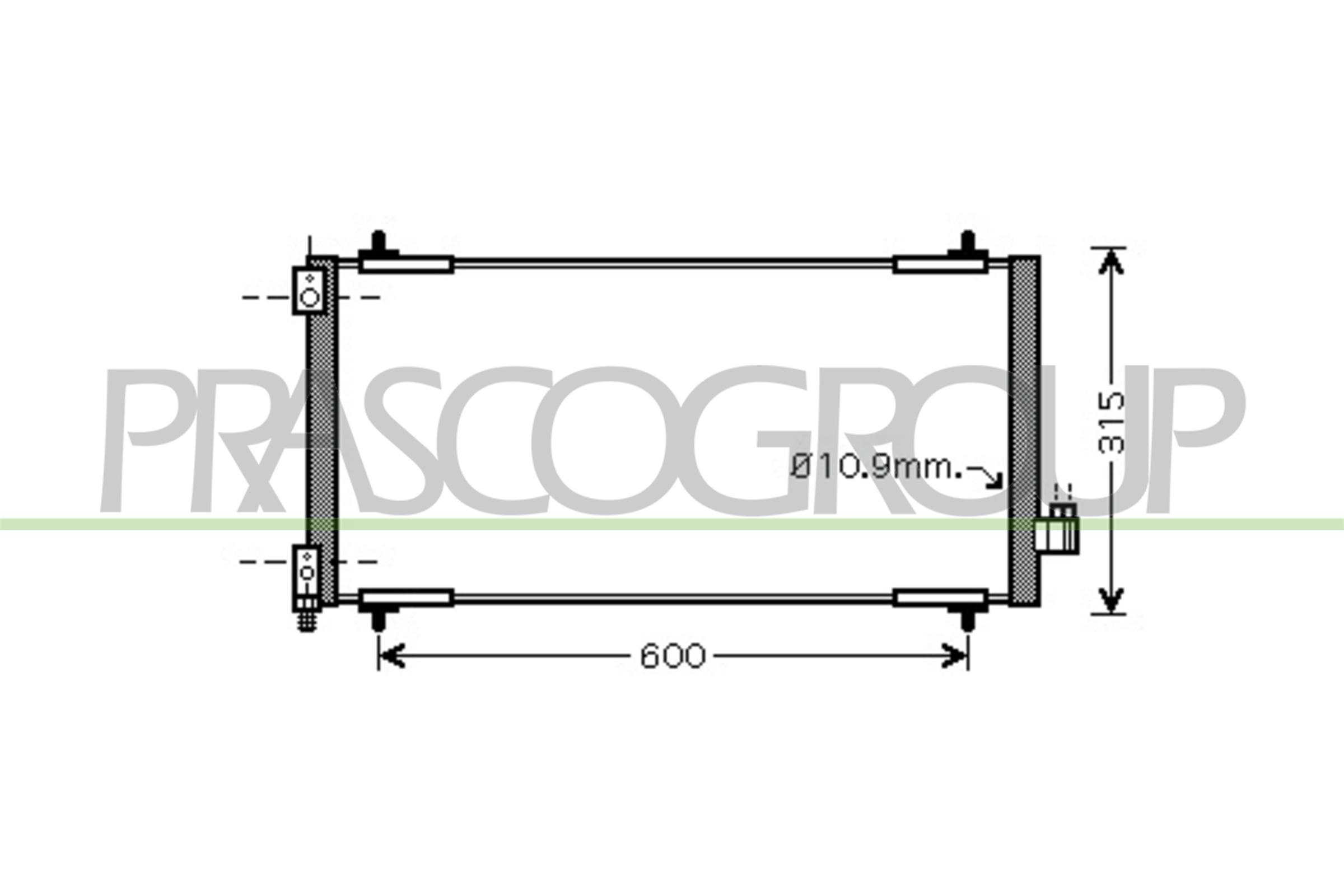 Condensatore, climatizzatore PRASCO CI522C003