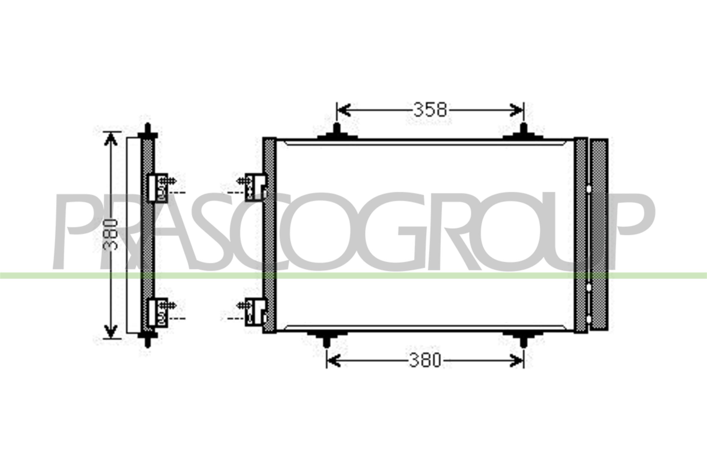 Condensatore, climatizzatore PRASCO CI523C005