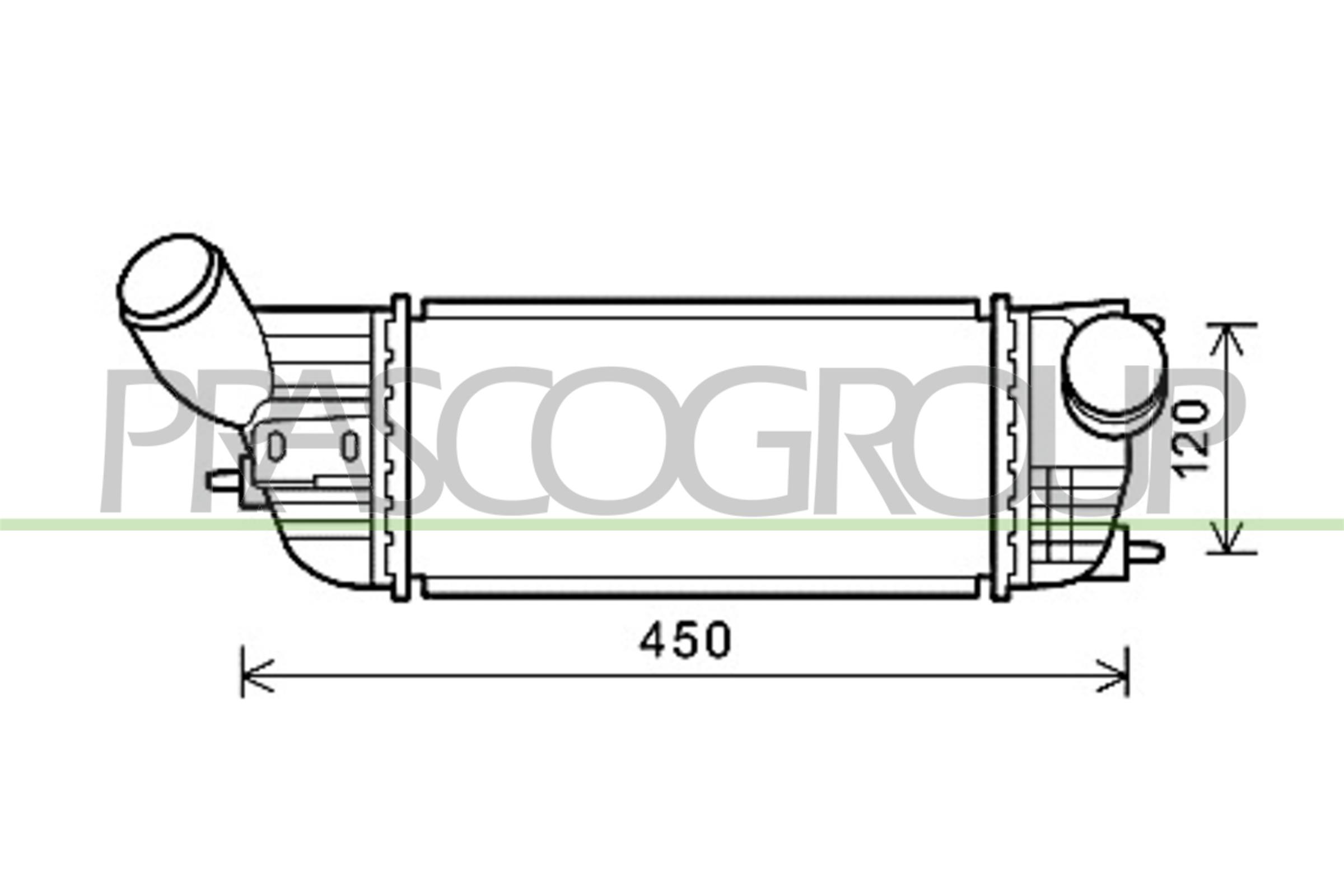 Intercooler PRASCO CI523N004