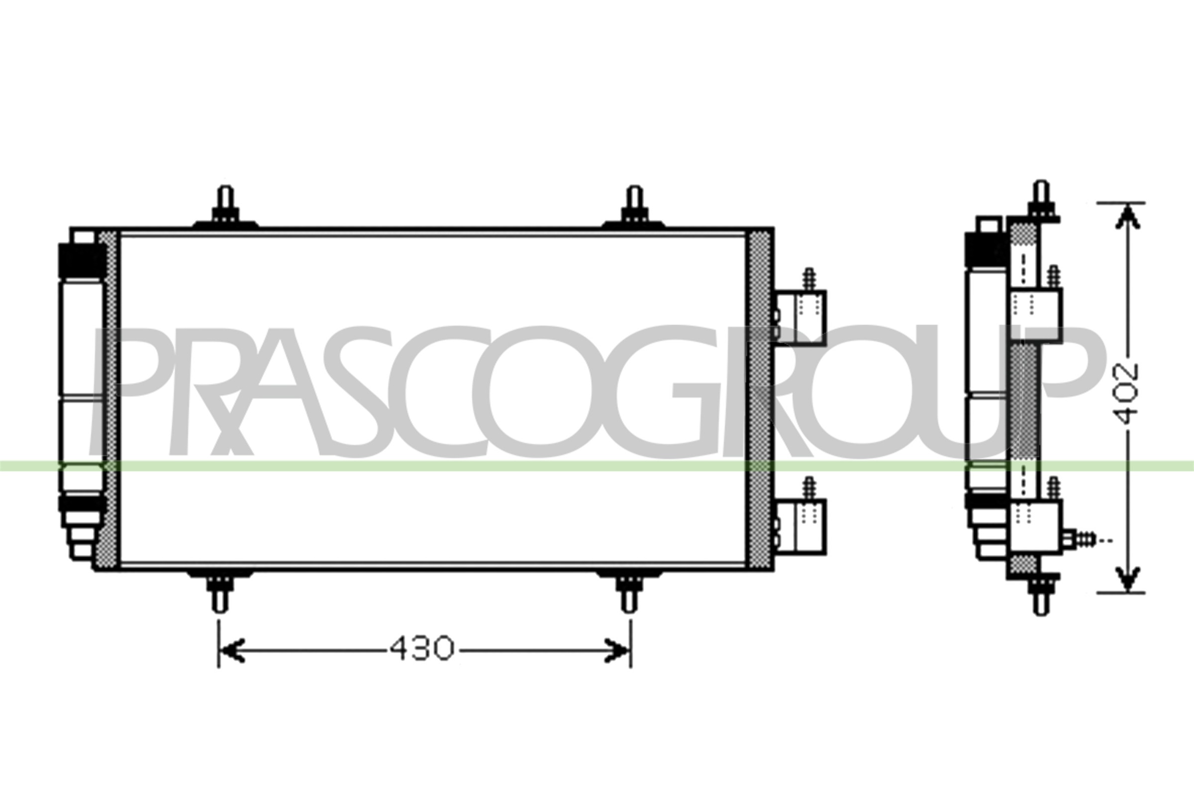 Condensatore, climatizzatore PRASCO CI941C001