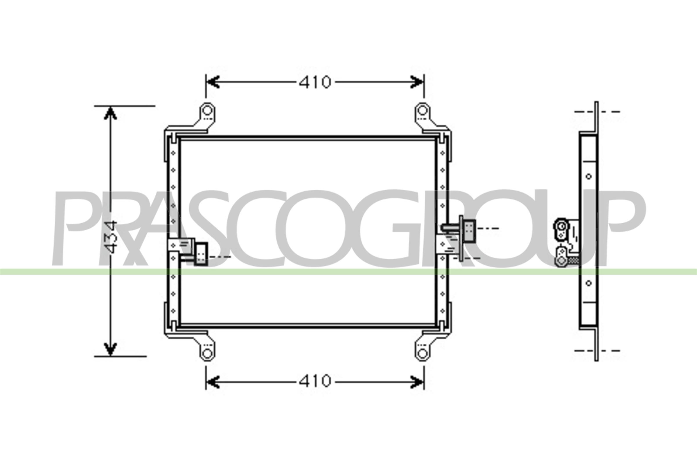 Condensatore, climatizzatore PRASCO CI950C003