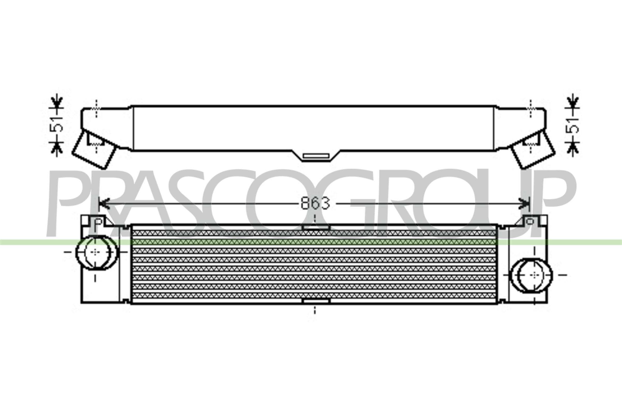 Intercooler PRASCO CI954N001