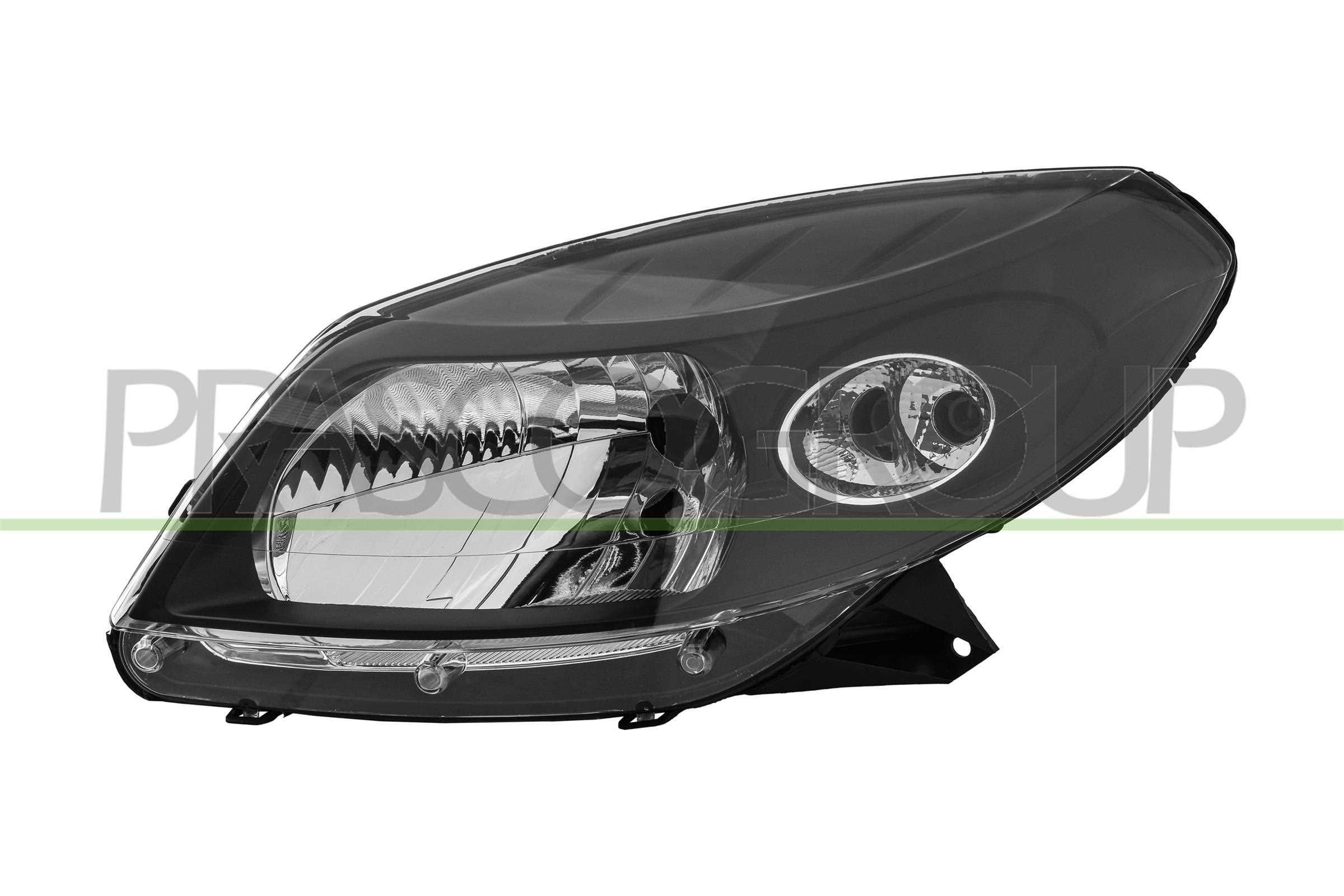 PRASCO PROIETTORE SINISTRO H4 ELETTRICO SENZA MOTORE NERO