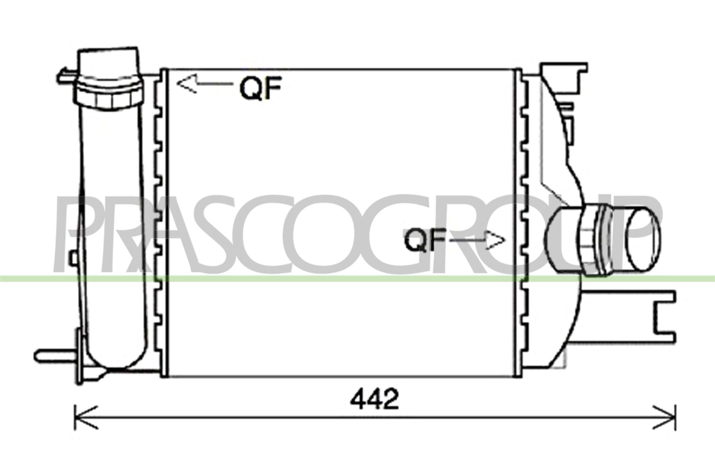 Intercooler PRASCO DA226N001