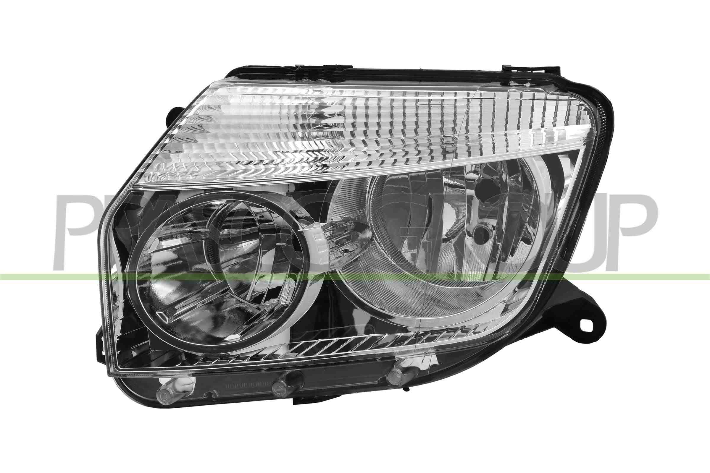 PRASCO PROIETTORE SINISTRO H1+H7 ELETTRICO SENZA MOTORE CROMATO