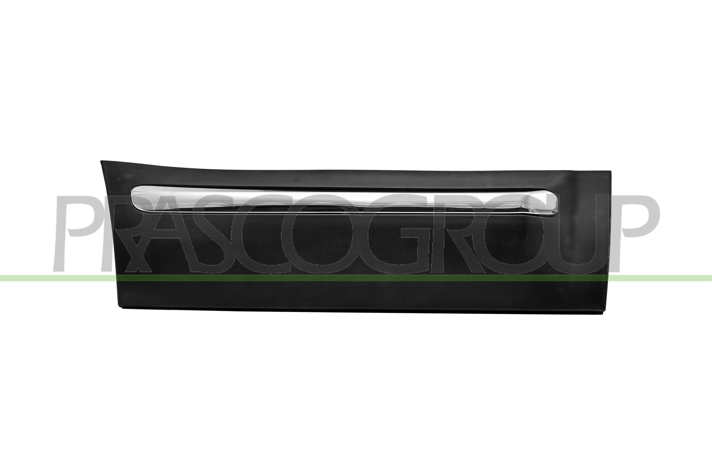 PRASCO MODANATURA PORTA POSTERIORE DESTRA NERA CON PROFILO CROM