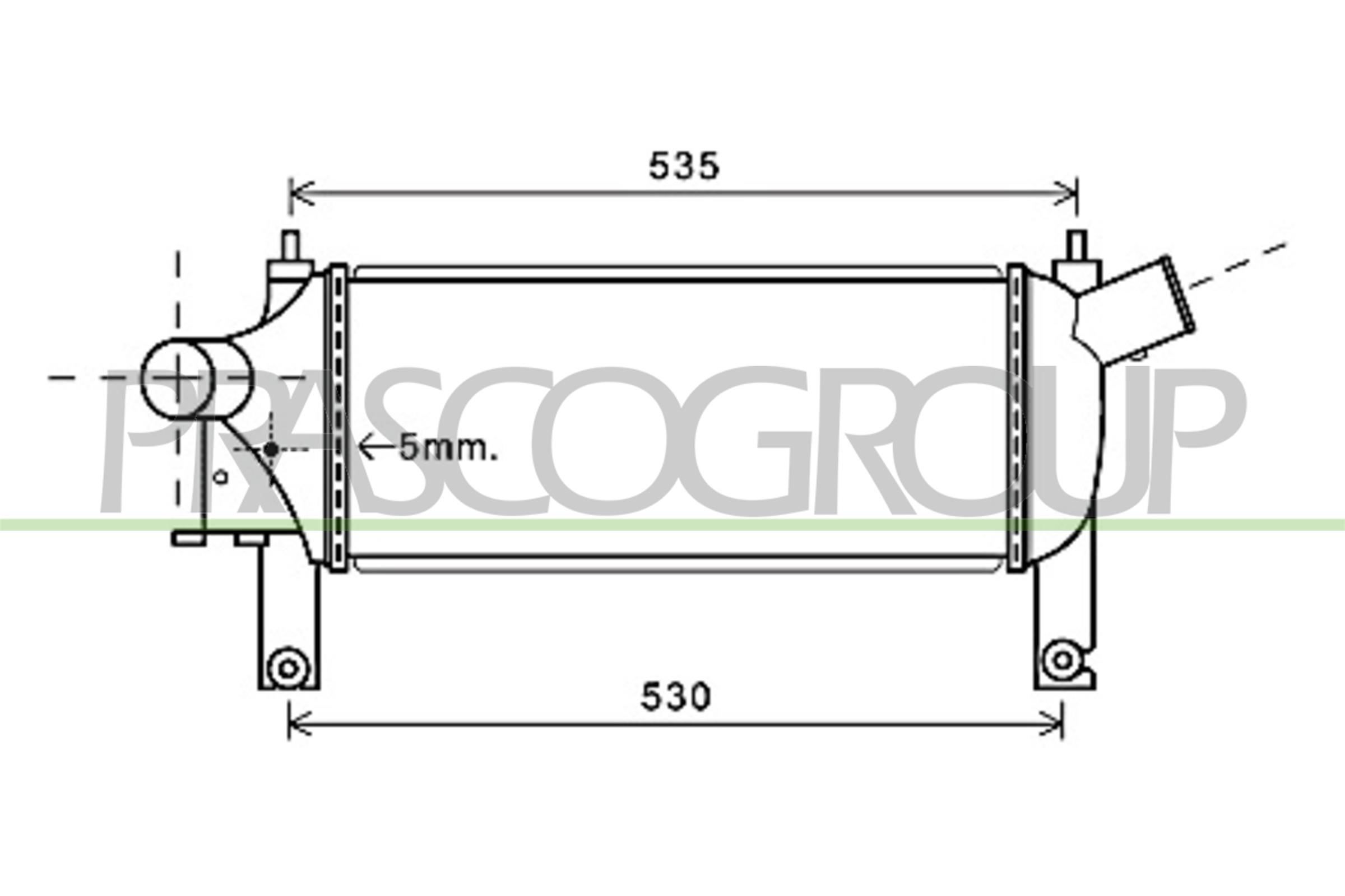 Intercooler PRASCO DS814N001