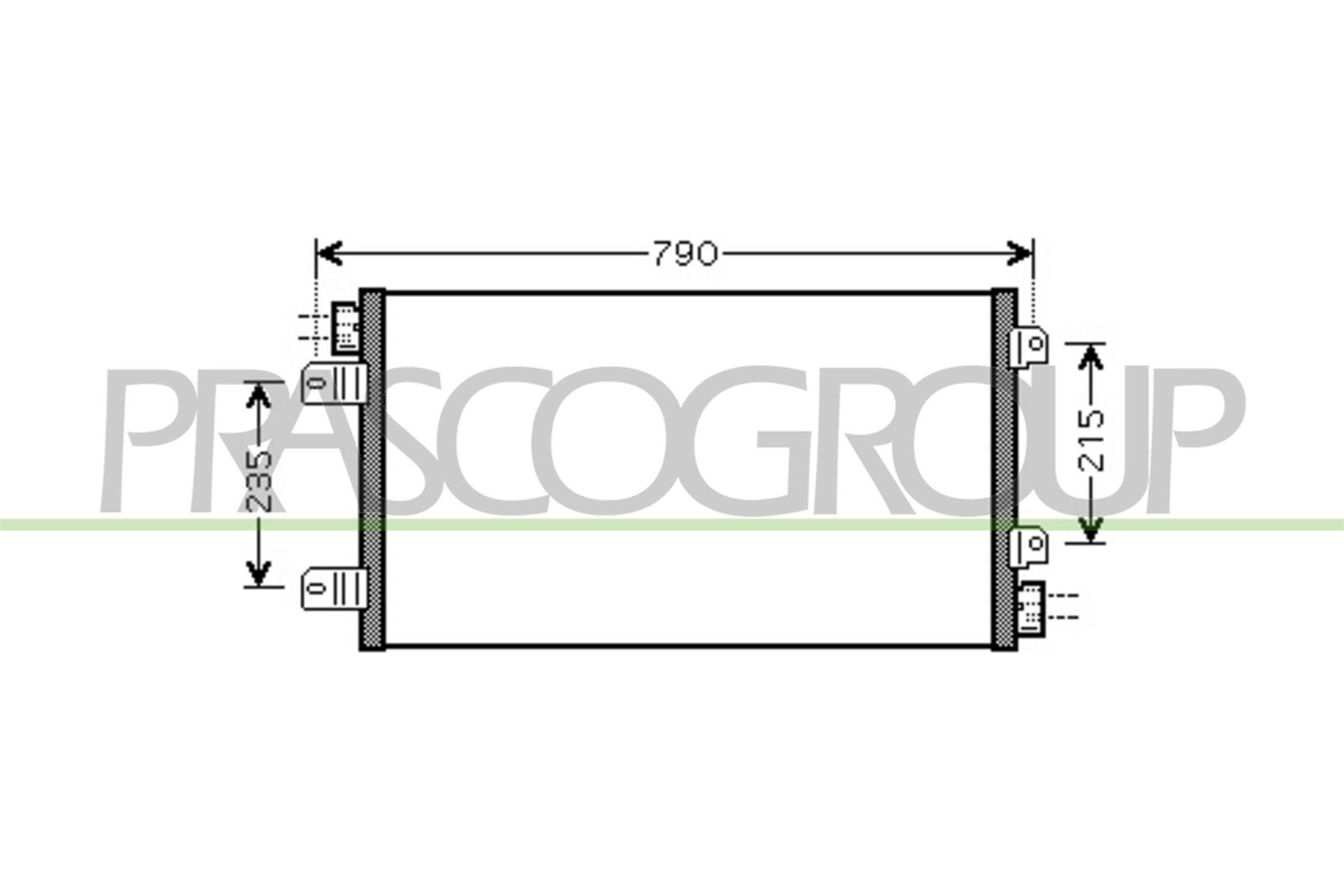 Condensatore, climatizzatore PRASCO DS960C001