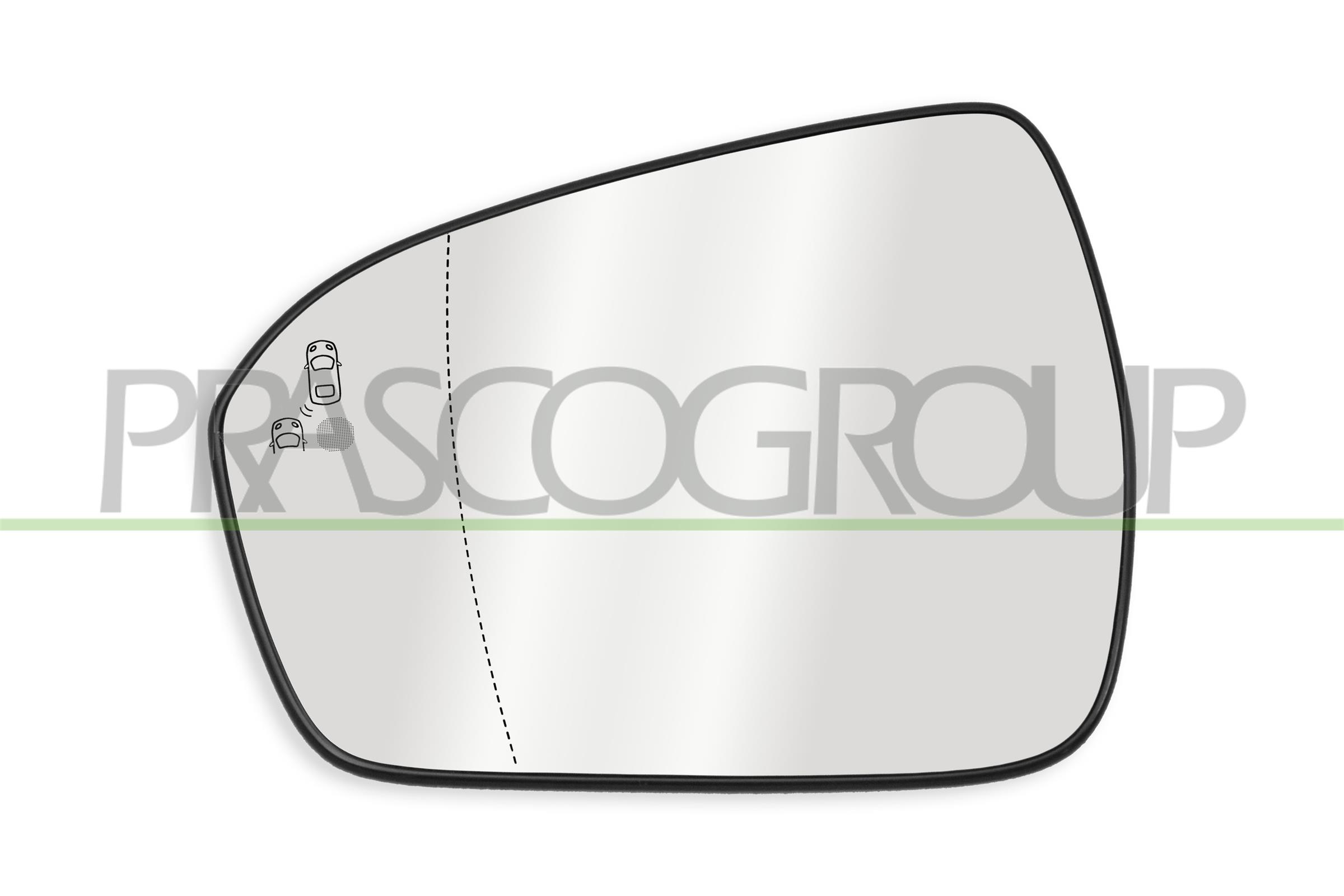 Vetro specchio, specchio esterno PRASCO FD1147515