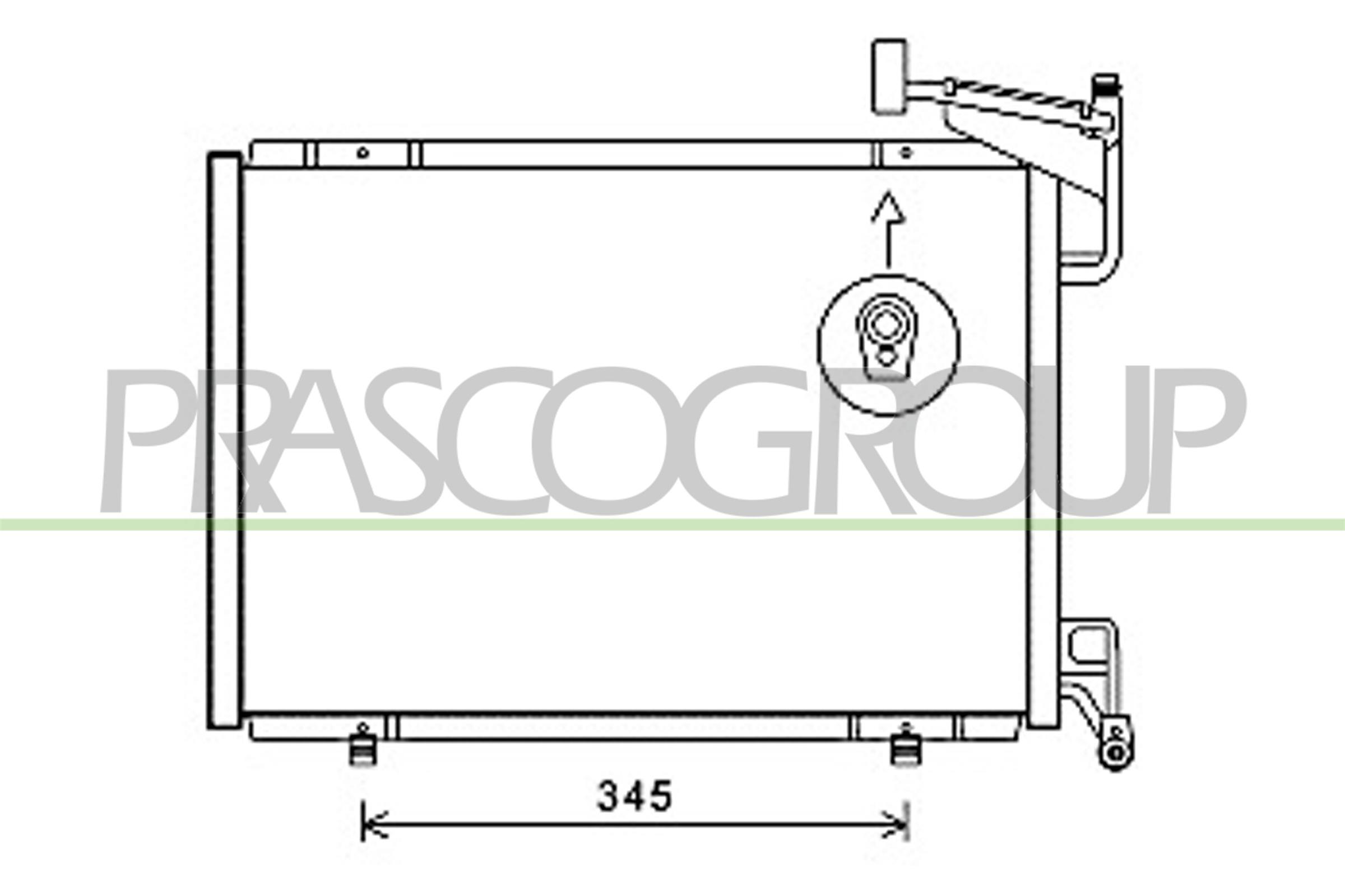Condensatore, climatizzatore PRASCO FD344C005