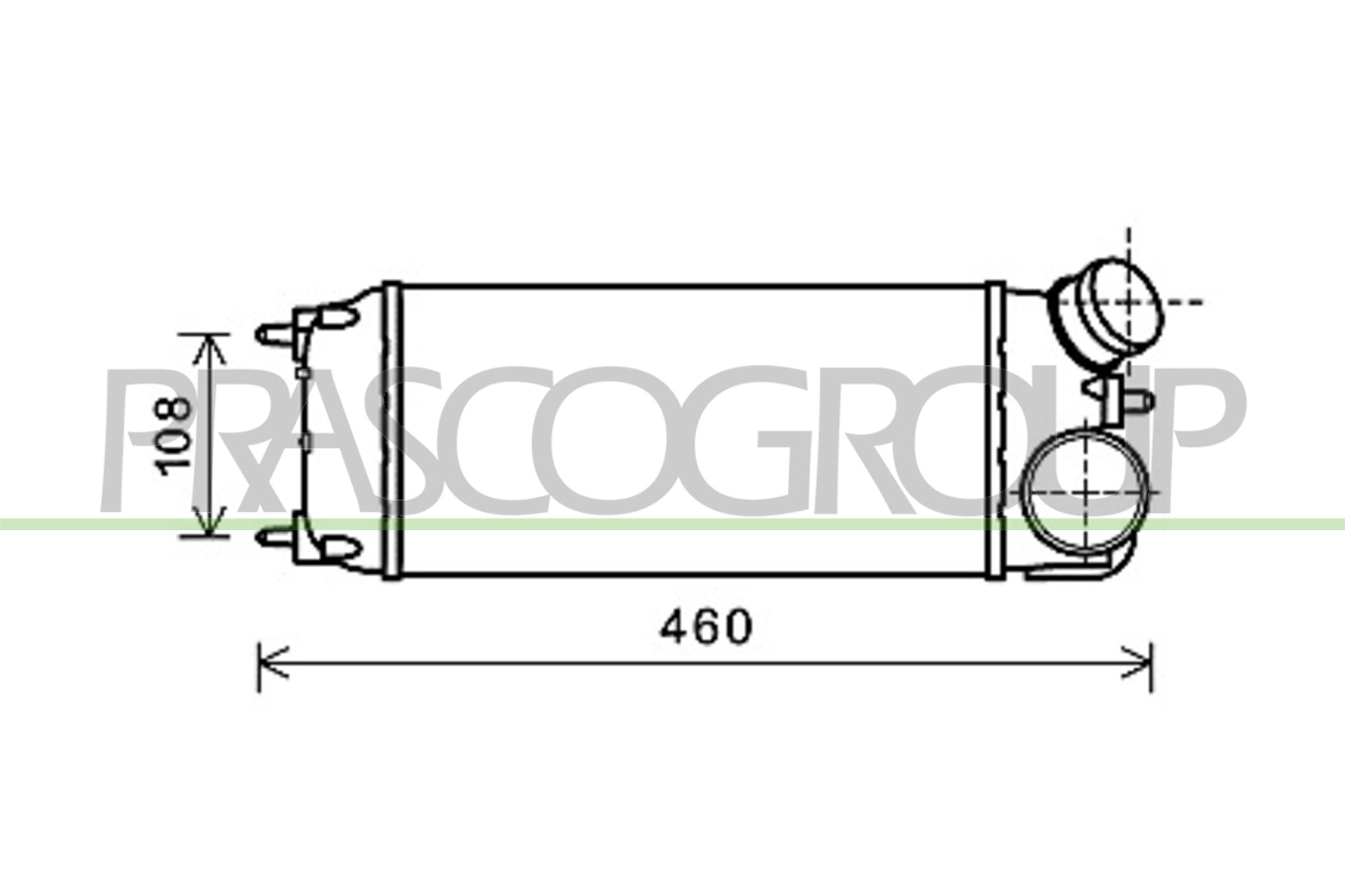 Intercooler PRASCO FD344N001