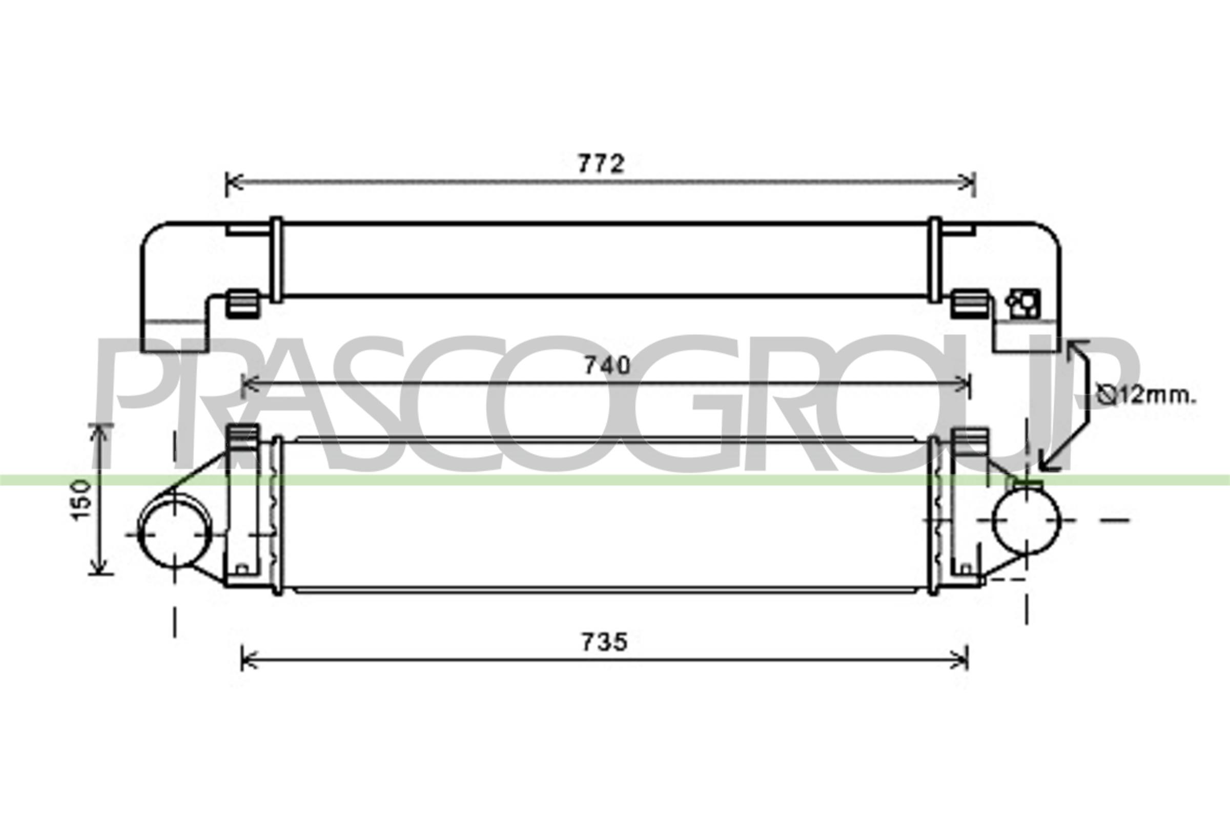 Intercooler PRASCO FD426N002