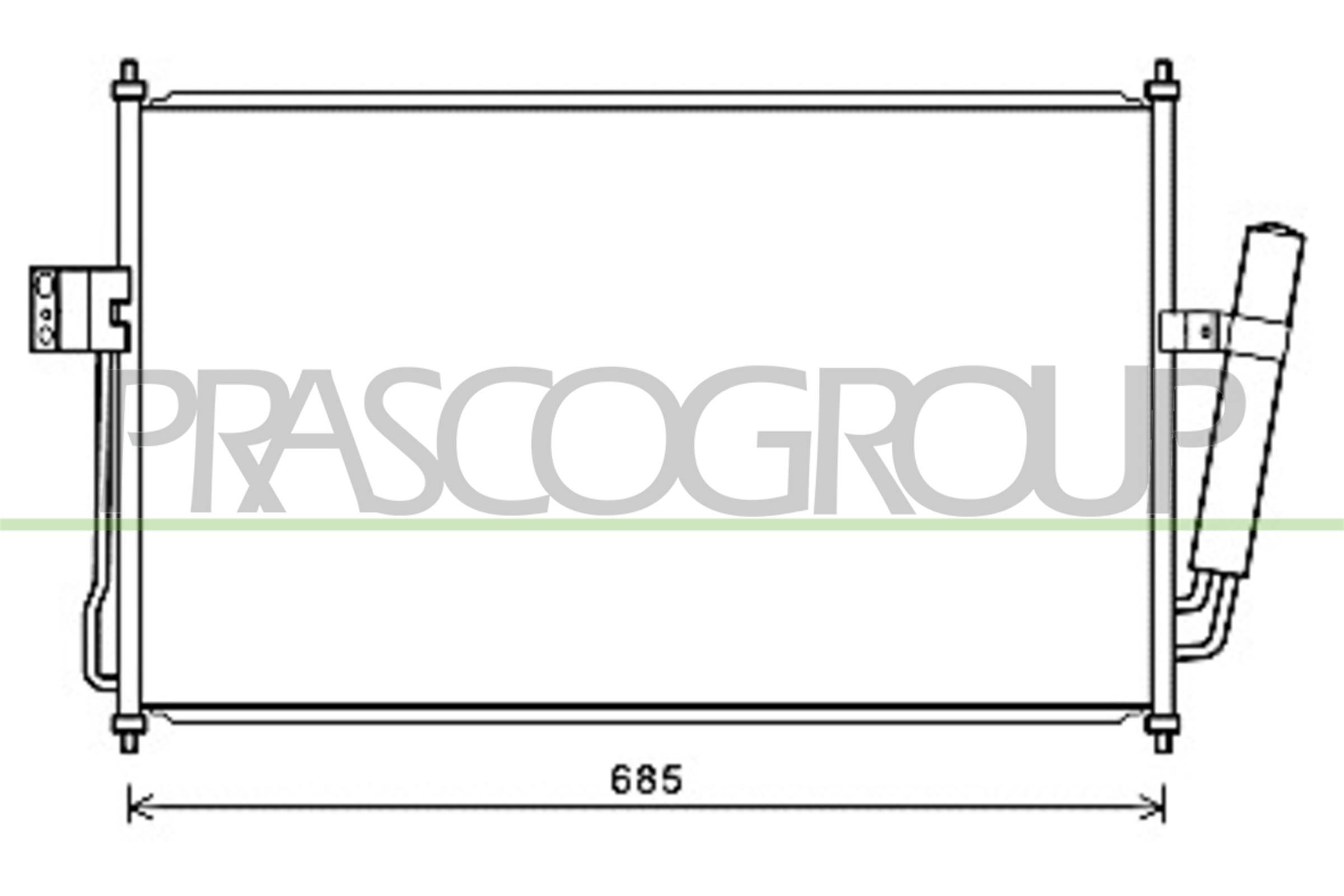 Condensatore, climatizzatore PRASCO FD719C003