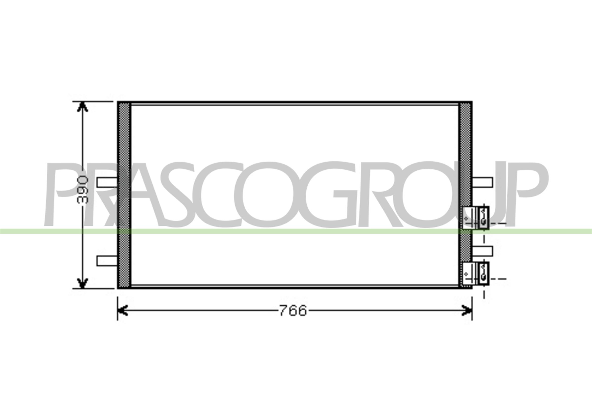 Condensatore, climatizzatore PRASCO FD912C001