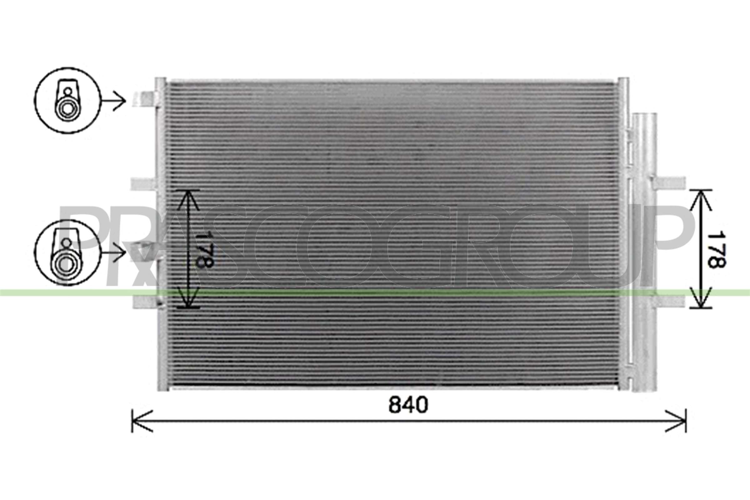 Condensatore, climatizzatore PRASCO FD912C002