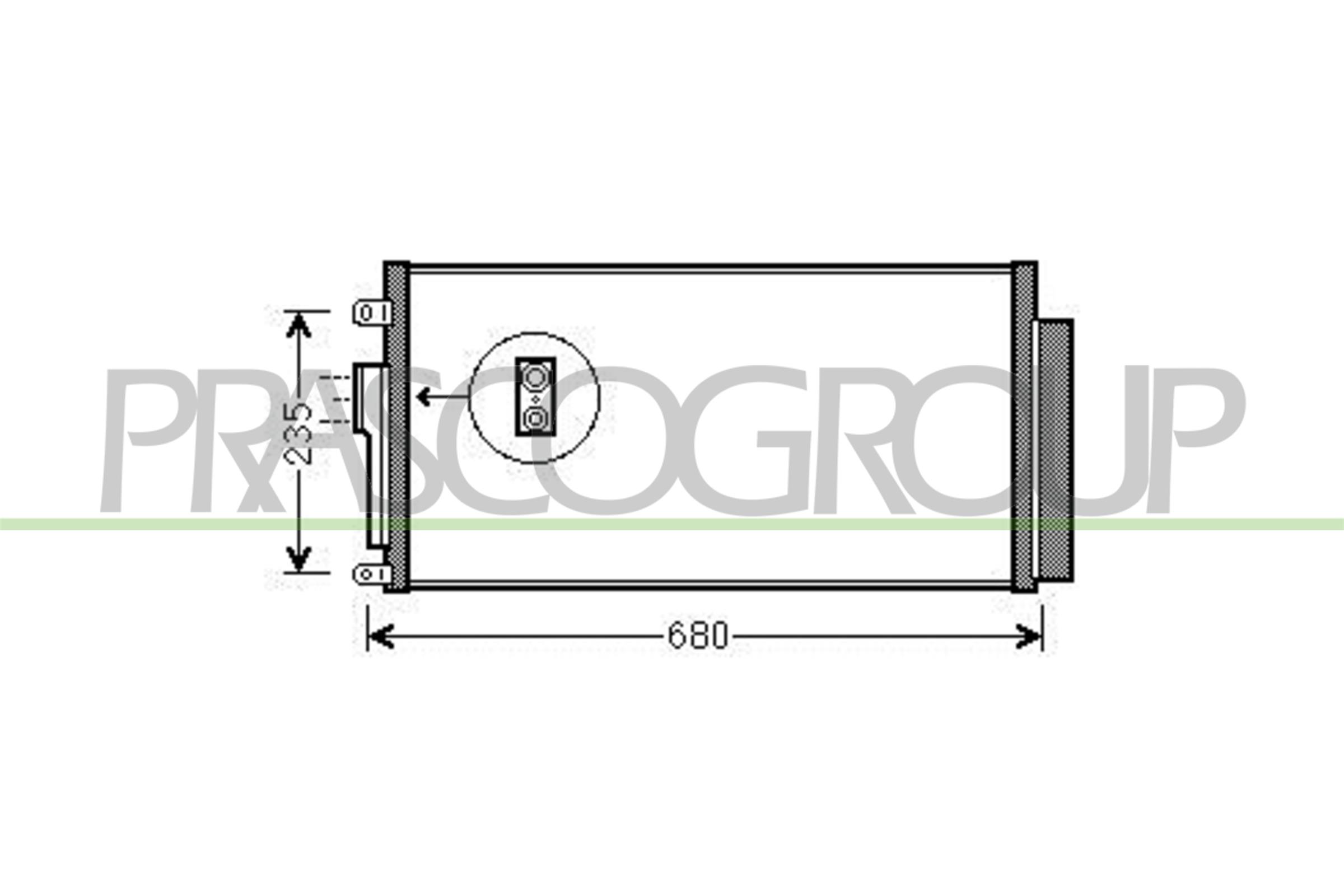 Condensatore, climatizzatore PRASCO FT030C001