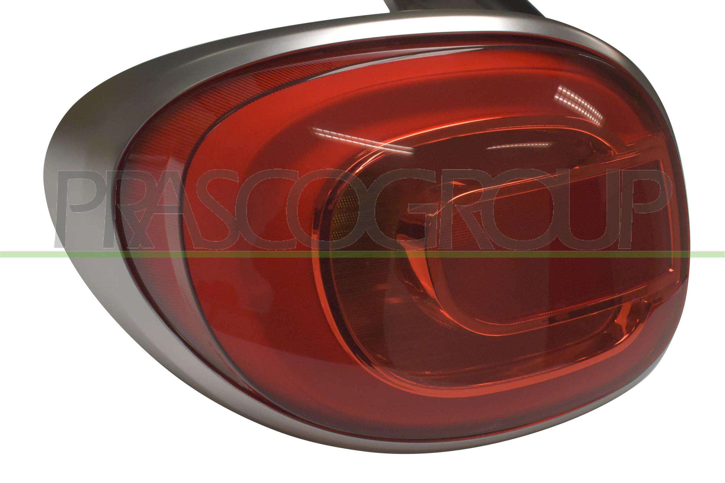 GRUPPO OTTICO POSTERIORE SINISTRO A LED CON CORNICE SATINATA