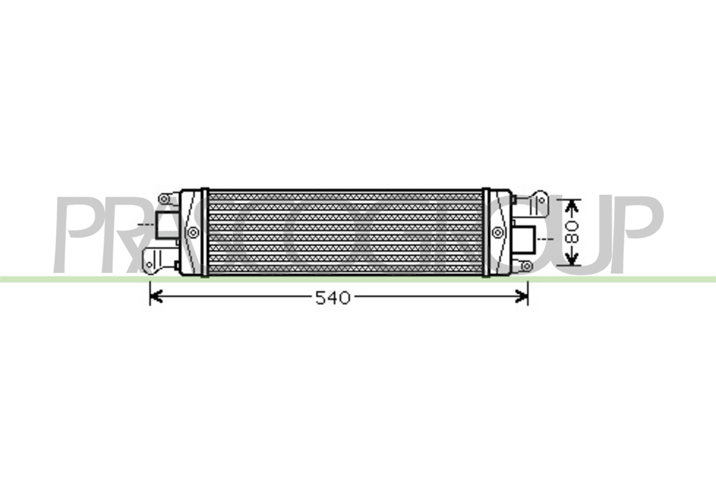 Intercooler PRASCO FT113N001