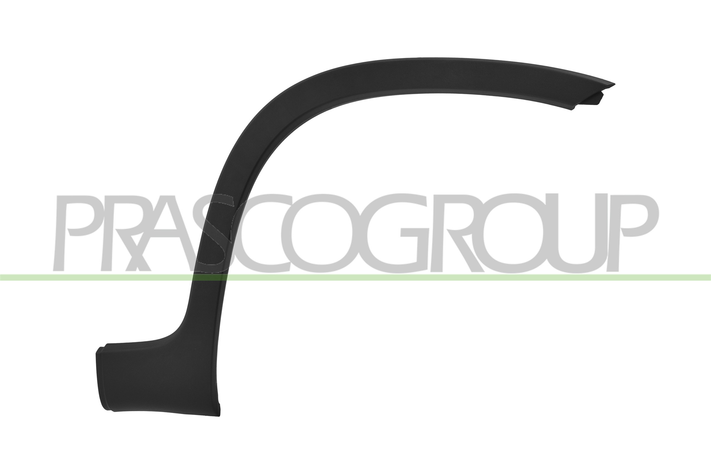 PRASCO PARAFANGHINO ANTERIORE DESTRO NERO GOFFRATO