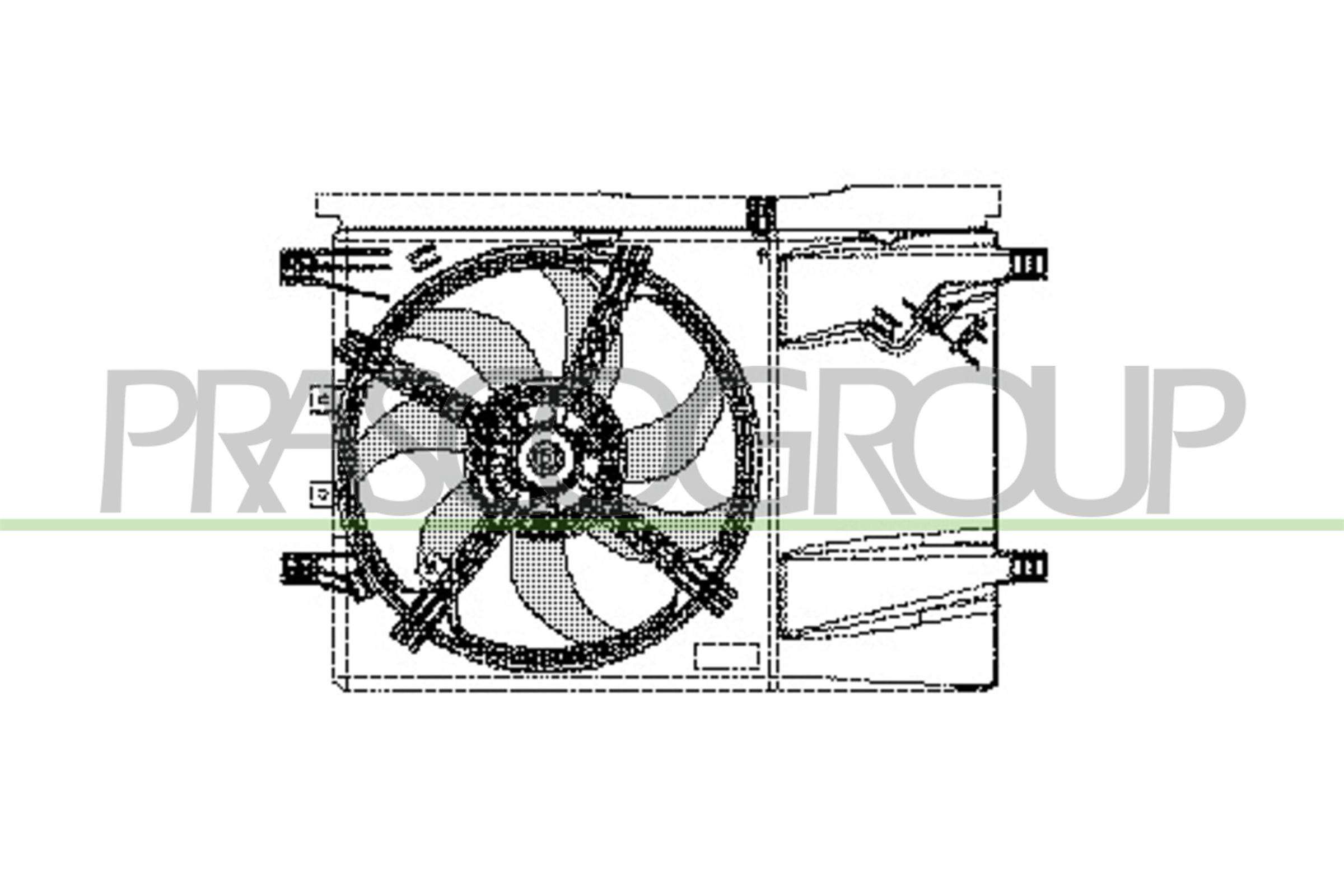 Ventola, raffreddamento motore PRASCO FT342F005