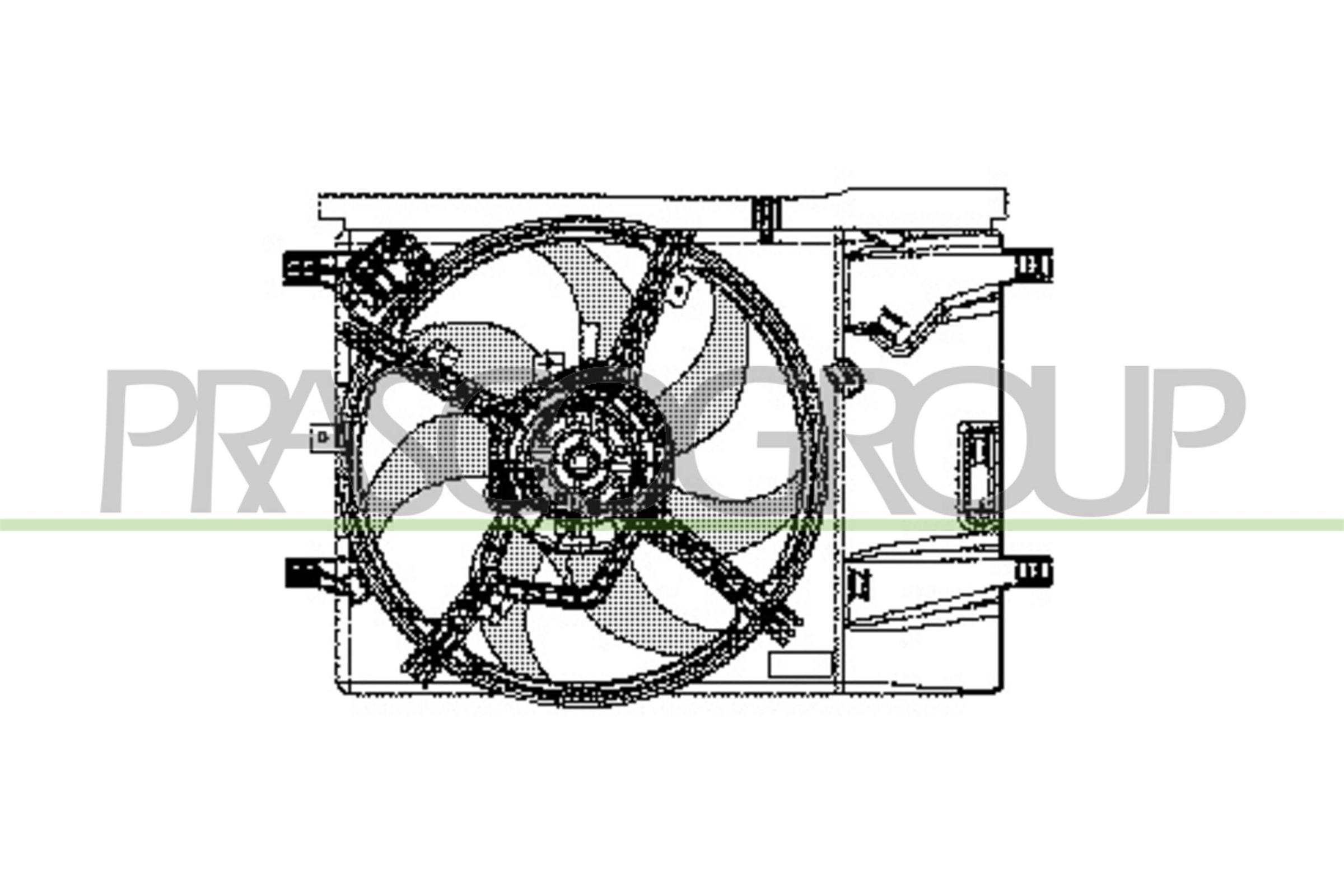 Ventola, raffreddamento motore PRASCO FT342F006