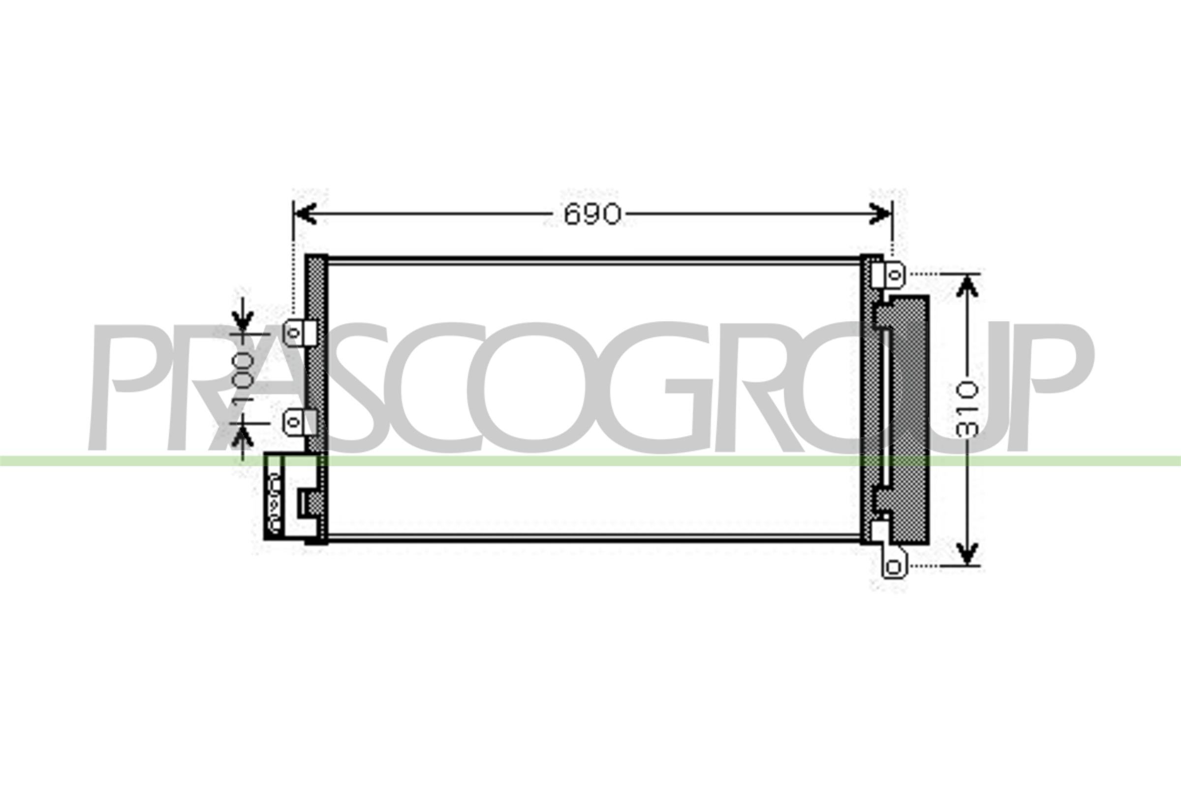 Condensatore, climatizzatore PRASCO FT440C001