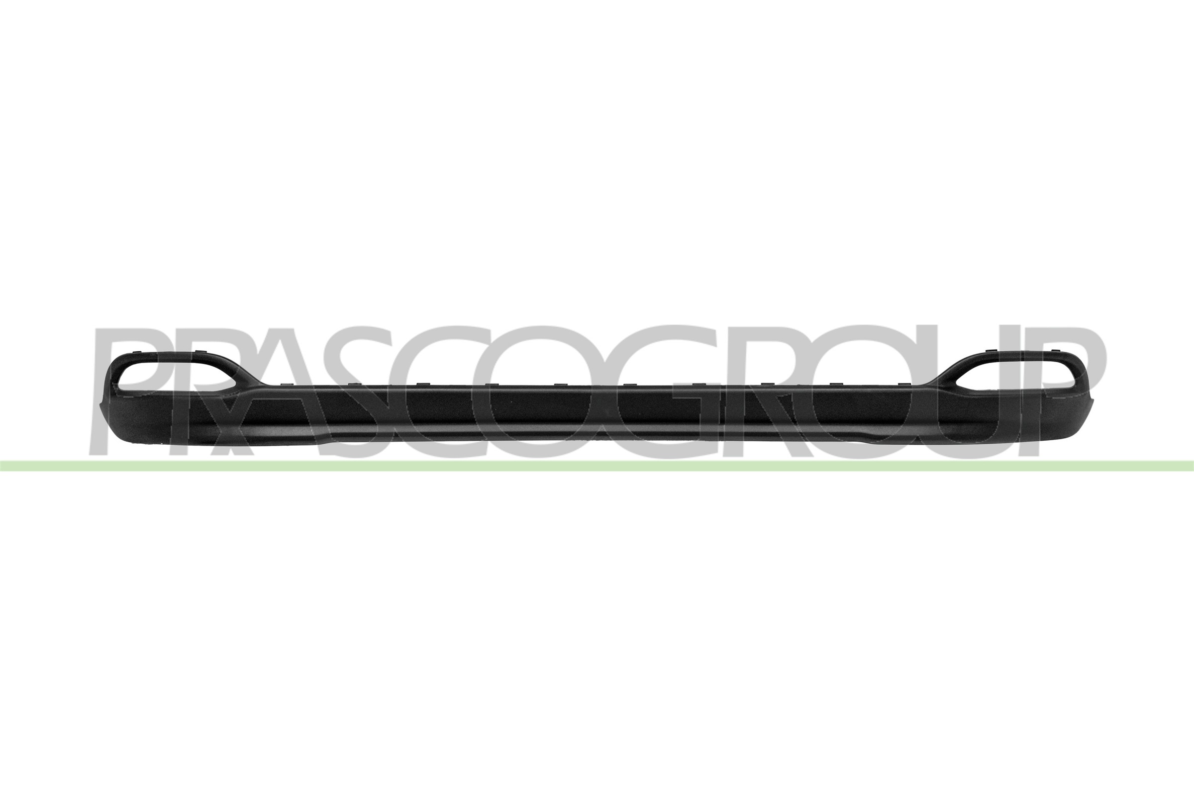 PRASCO SPOILER PARAURTI POSTERIORE NERO GOFFRATO MOD. 5 PORTE