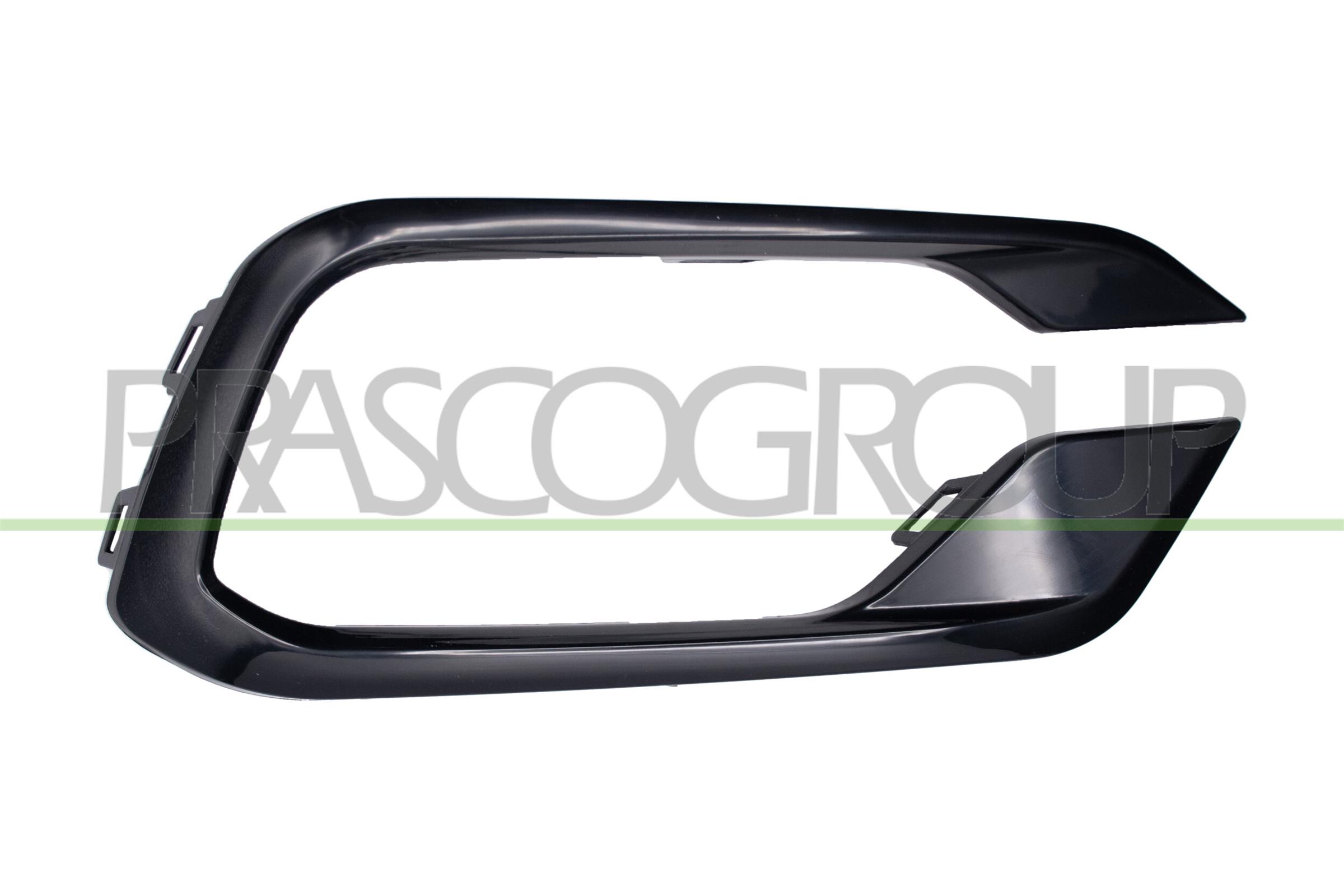 PRASCO CORNICE GRIGLIA DESTRA NERA-LUCIDA PARAURTI ANTERIORE