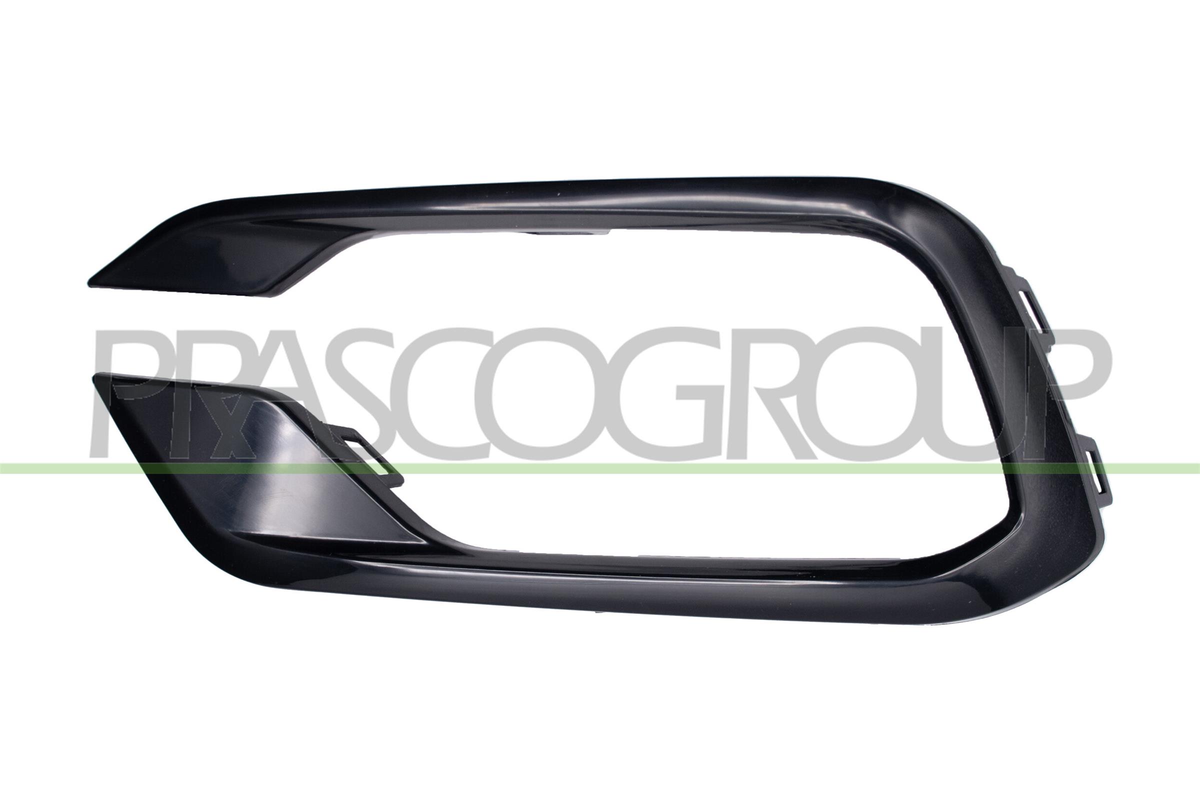 PRASCO CORNICE GRIGLIA SINISTRA NERA-LUCIDA PARAURTI ANTERIORE