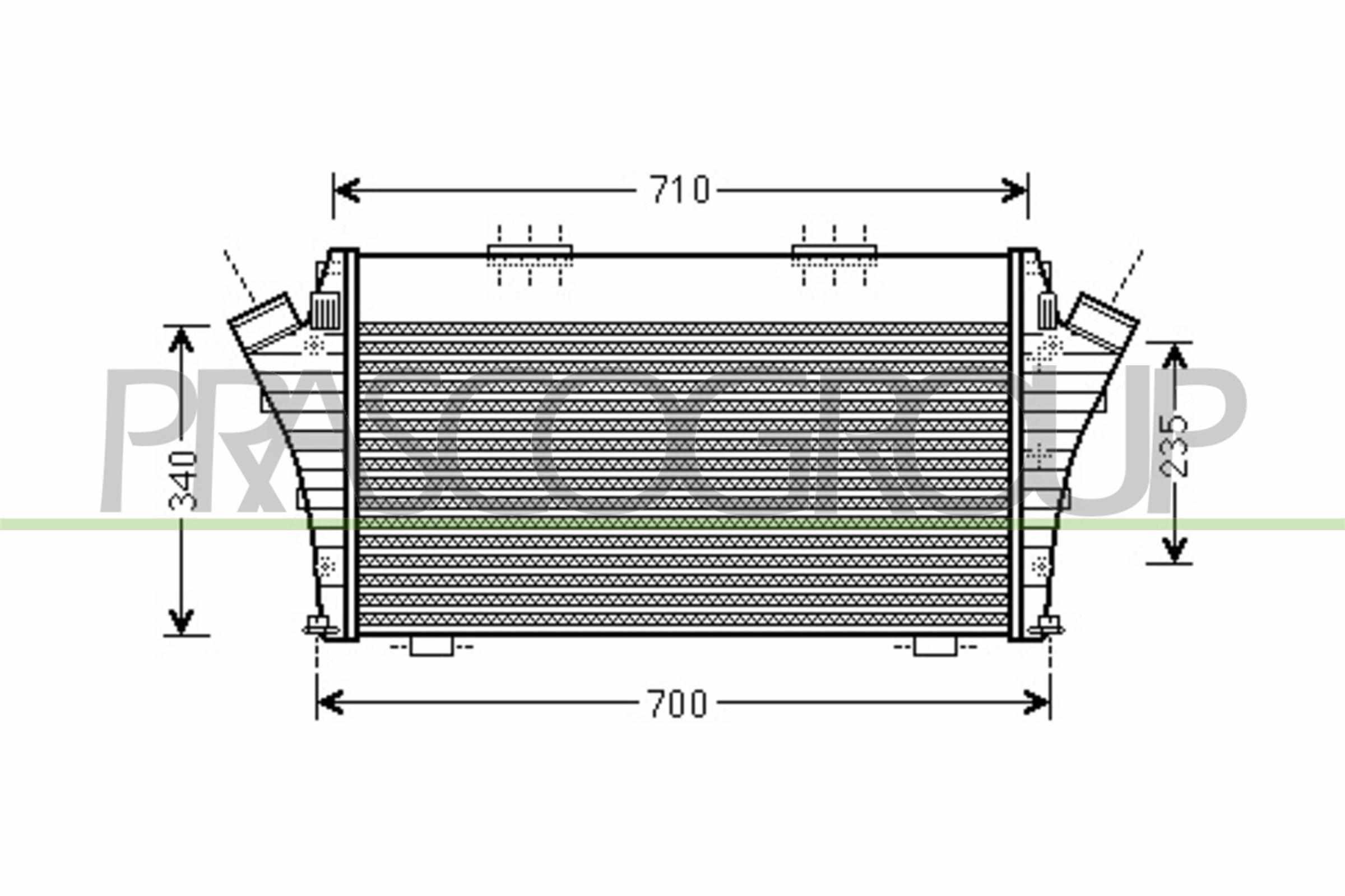Intercooler PRASCO FT520N001