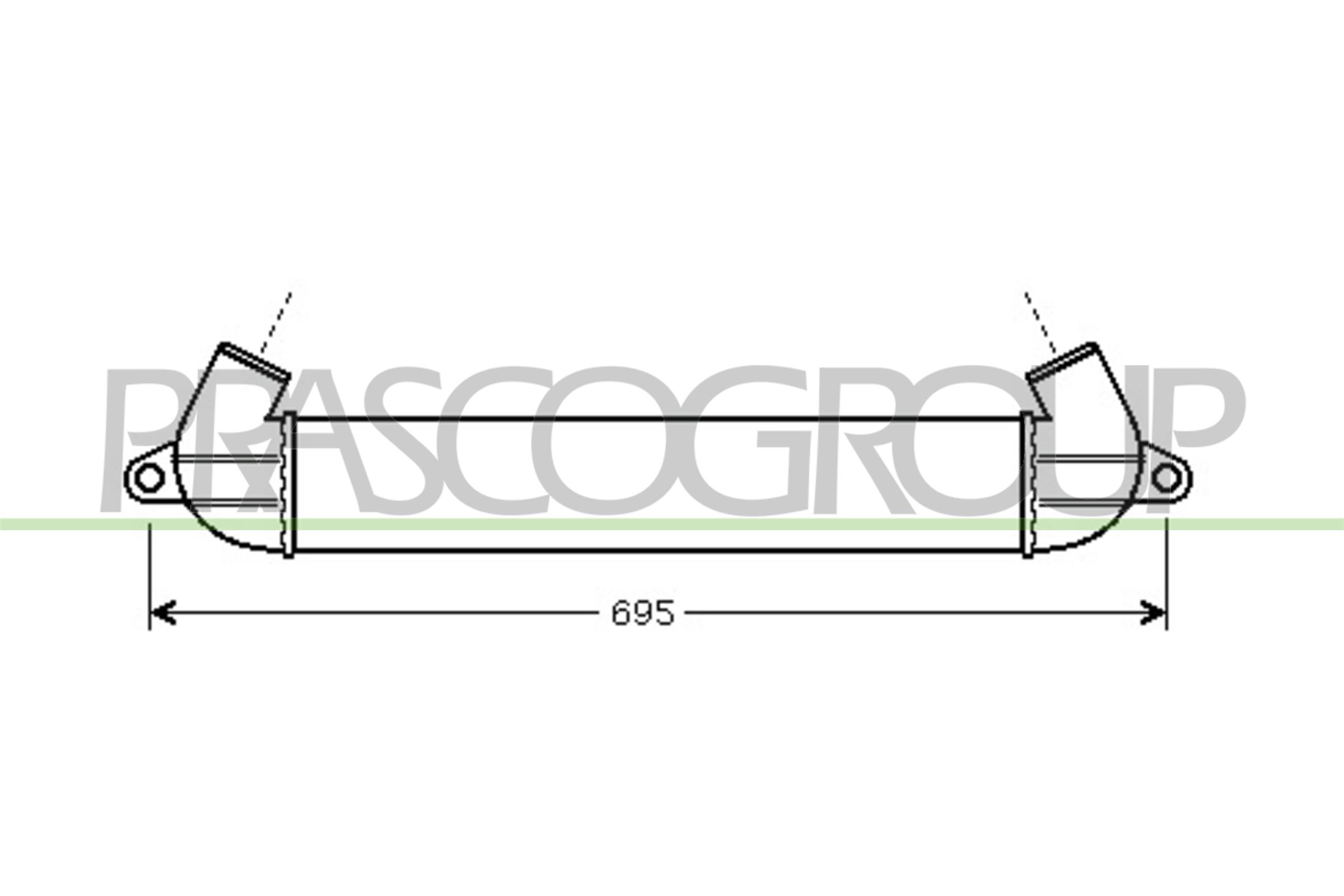 Intercooler PRASCO FT908N001