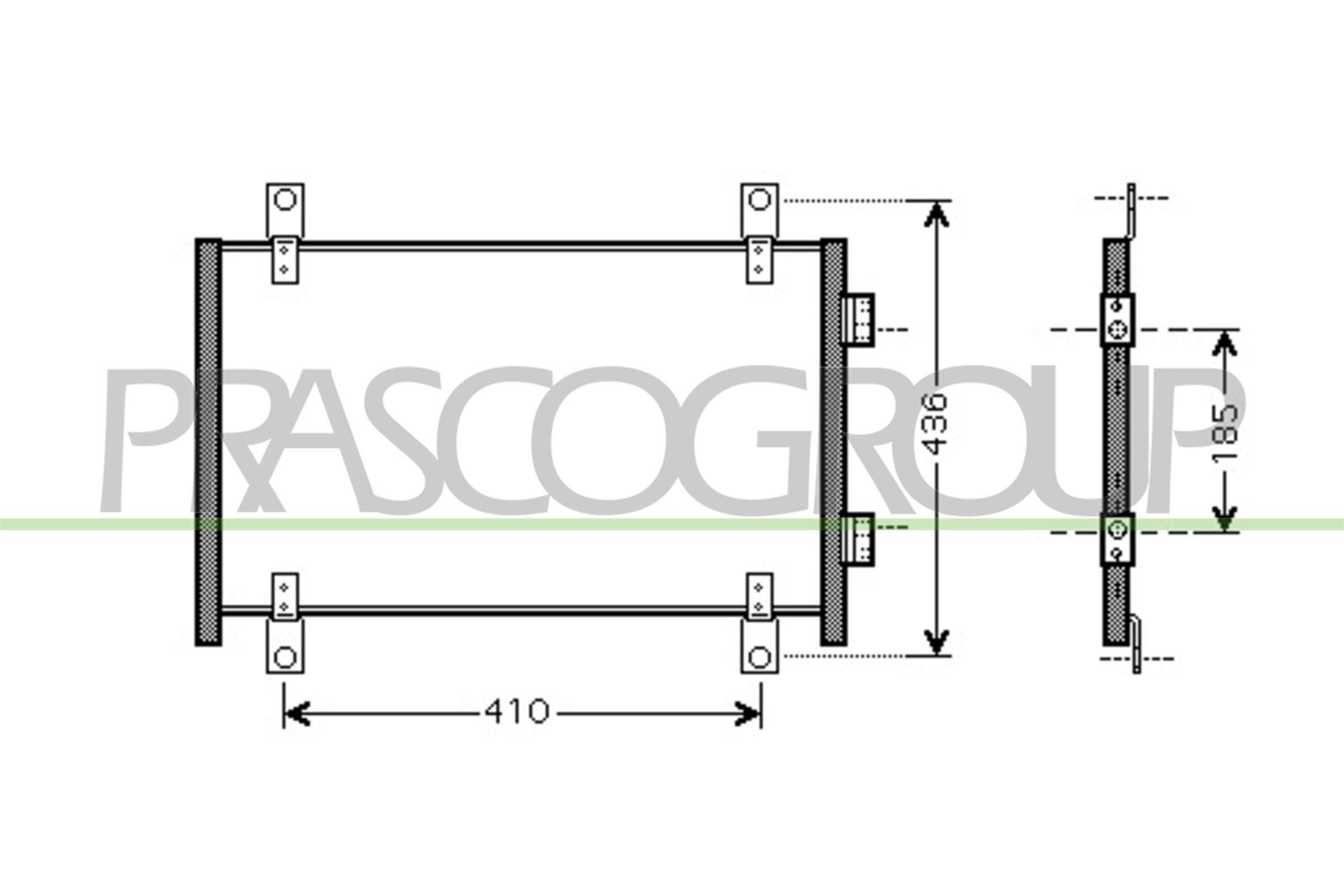 Condensatore, climatizzatore PRASCO FT920C002