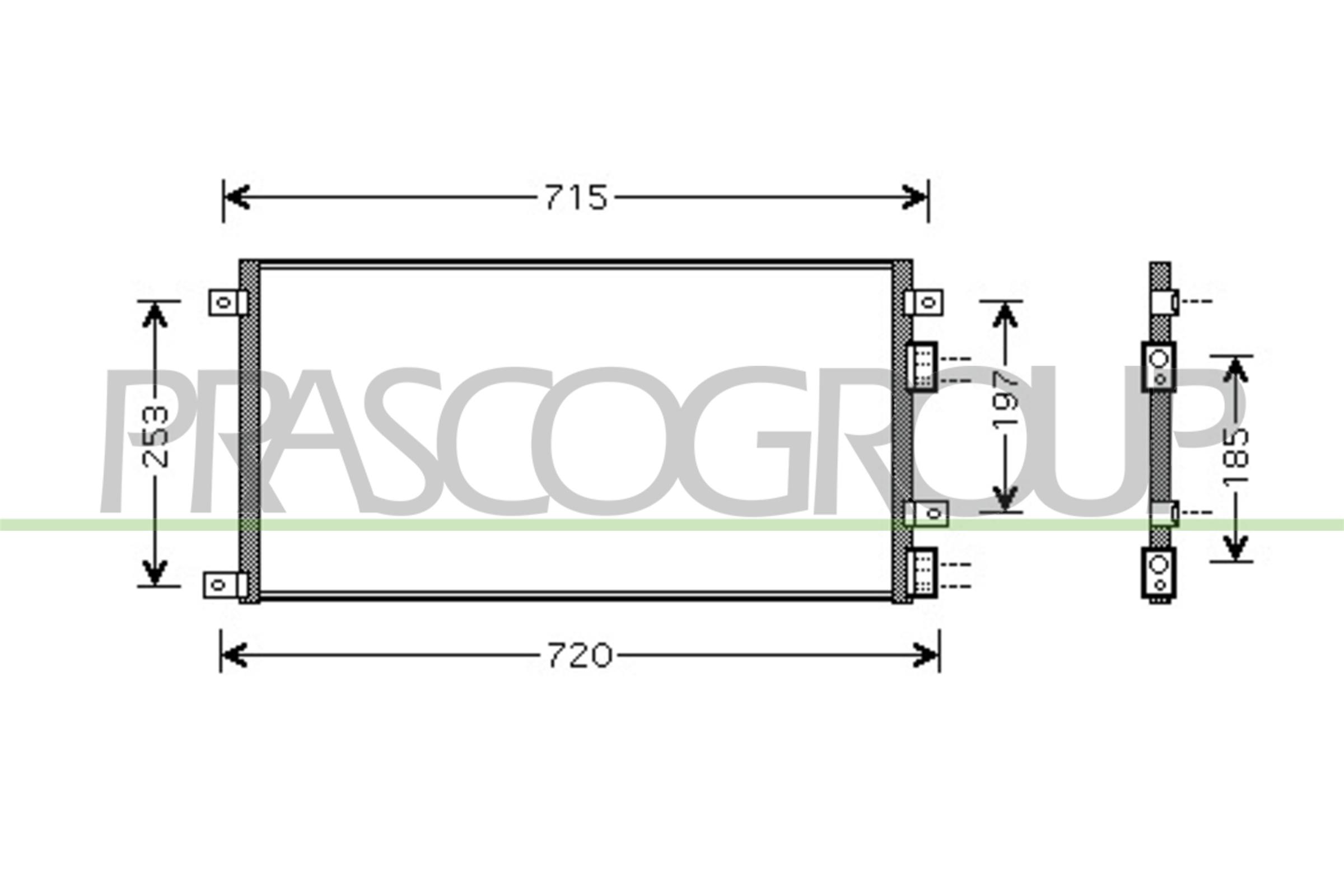 Condensatore, climatizzatore PRASCO FT926C001