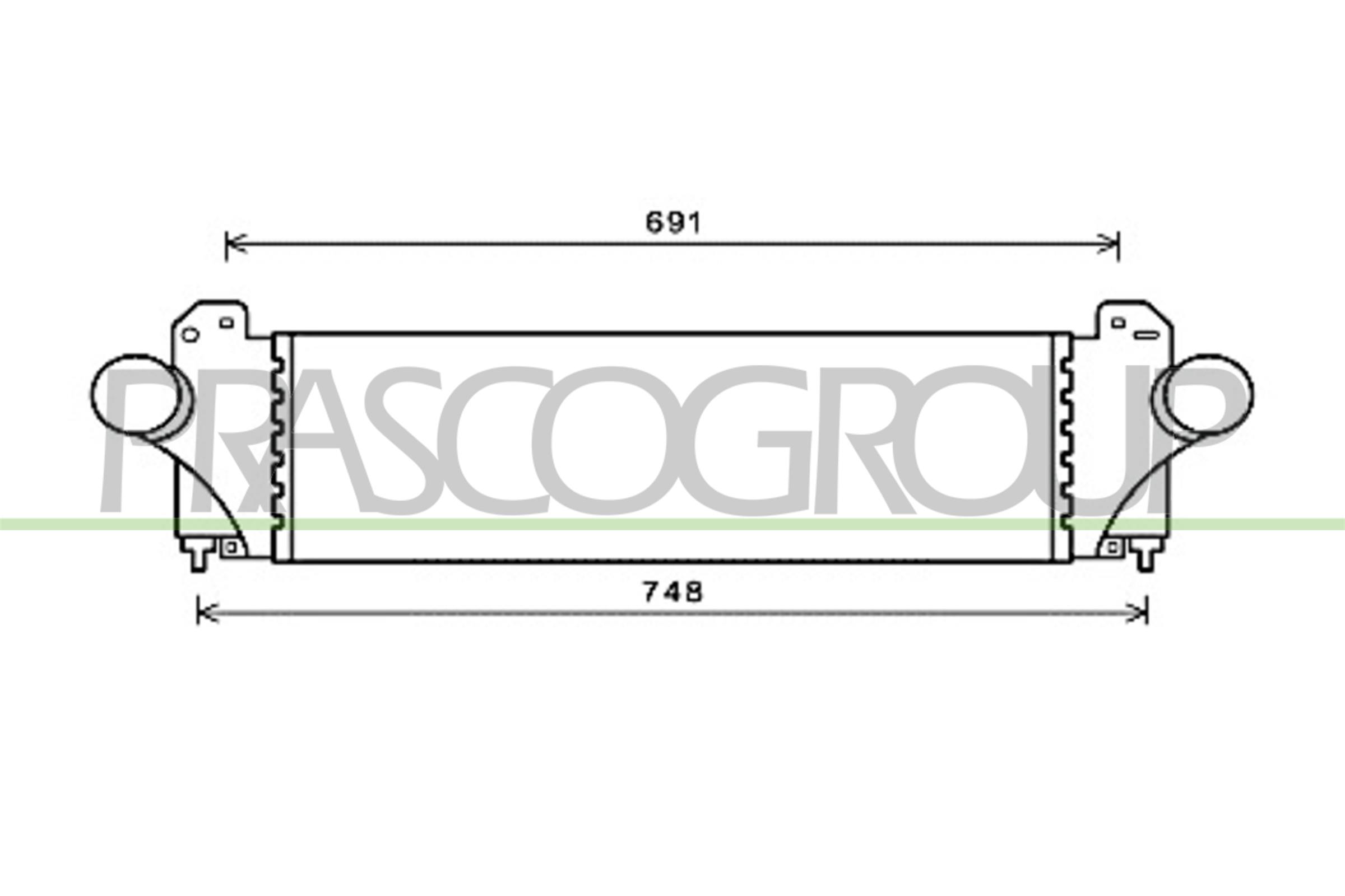 Intercooler PRASCO FT929N001