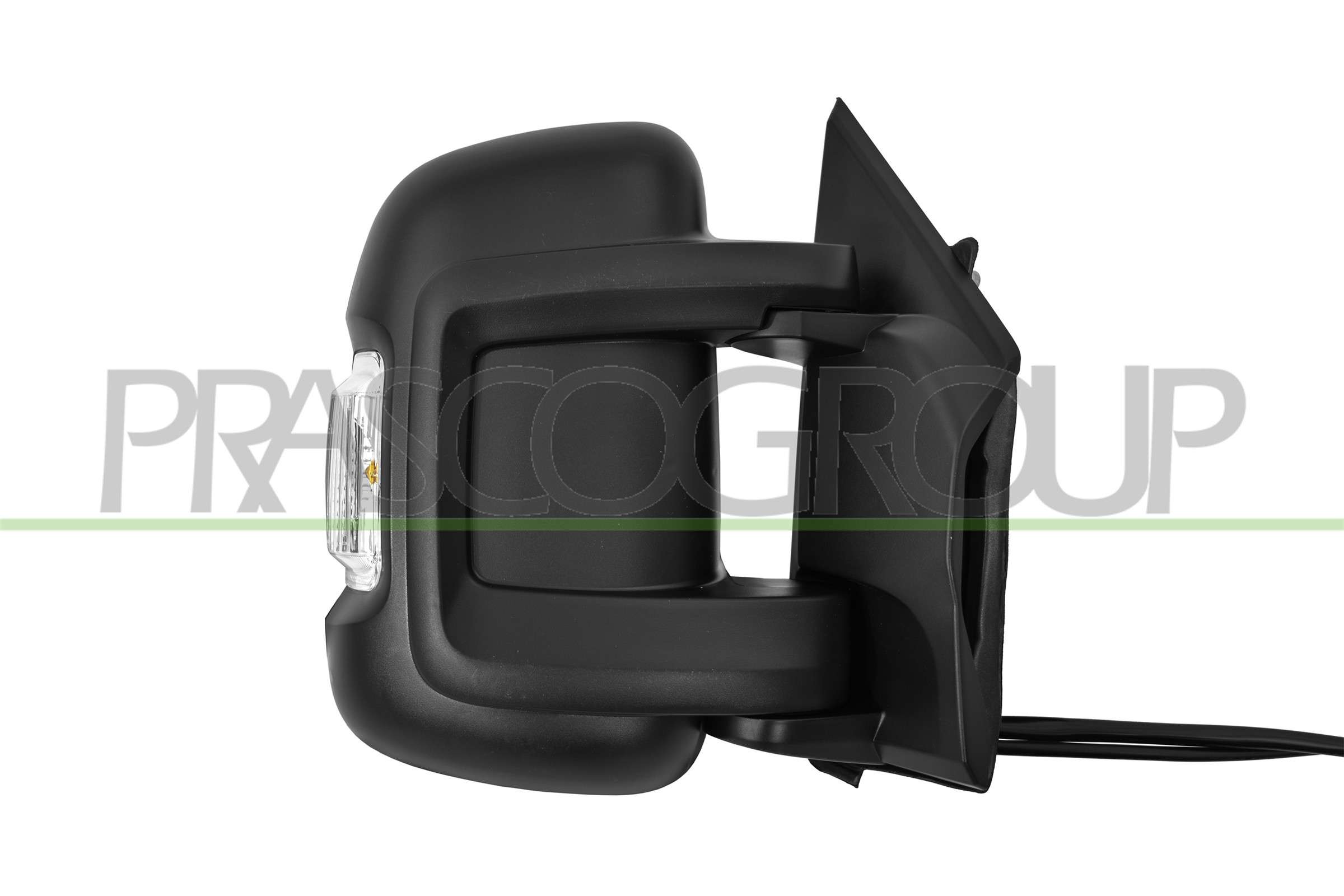 PRASCO RETROVISORE DX ELETTRICO NERO TER. CHIUD. FANALE