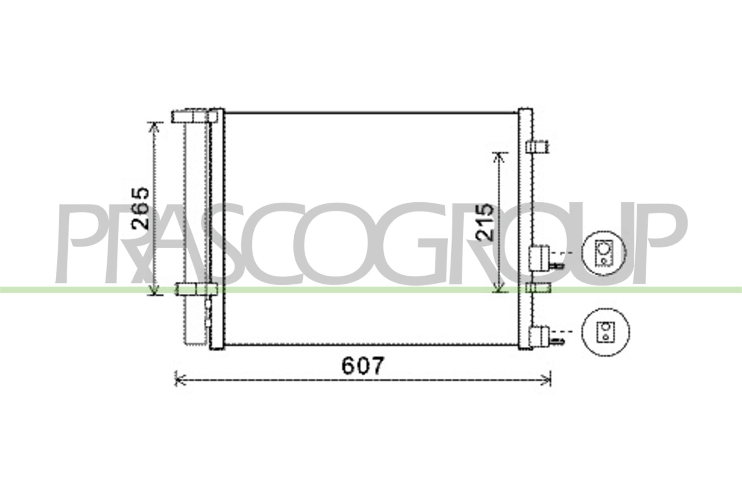 Condensatore, climatizzatore PRASCO HN200C001