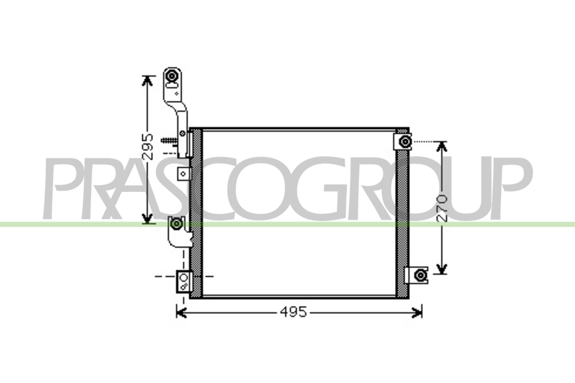 Condensatore, climatizzatore PRASCO HN324C002