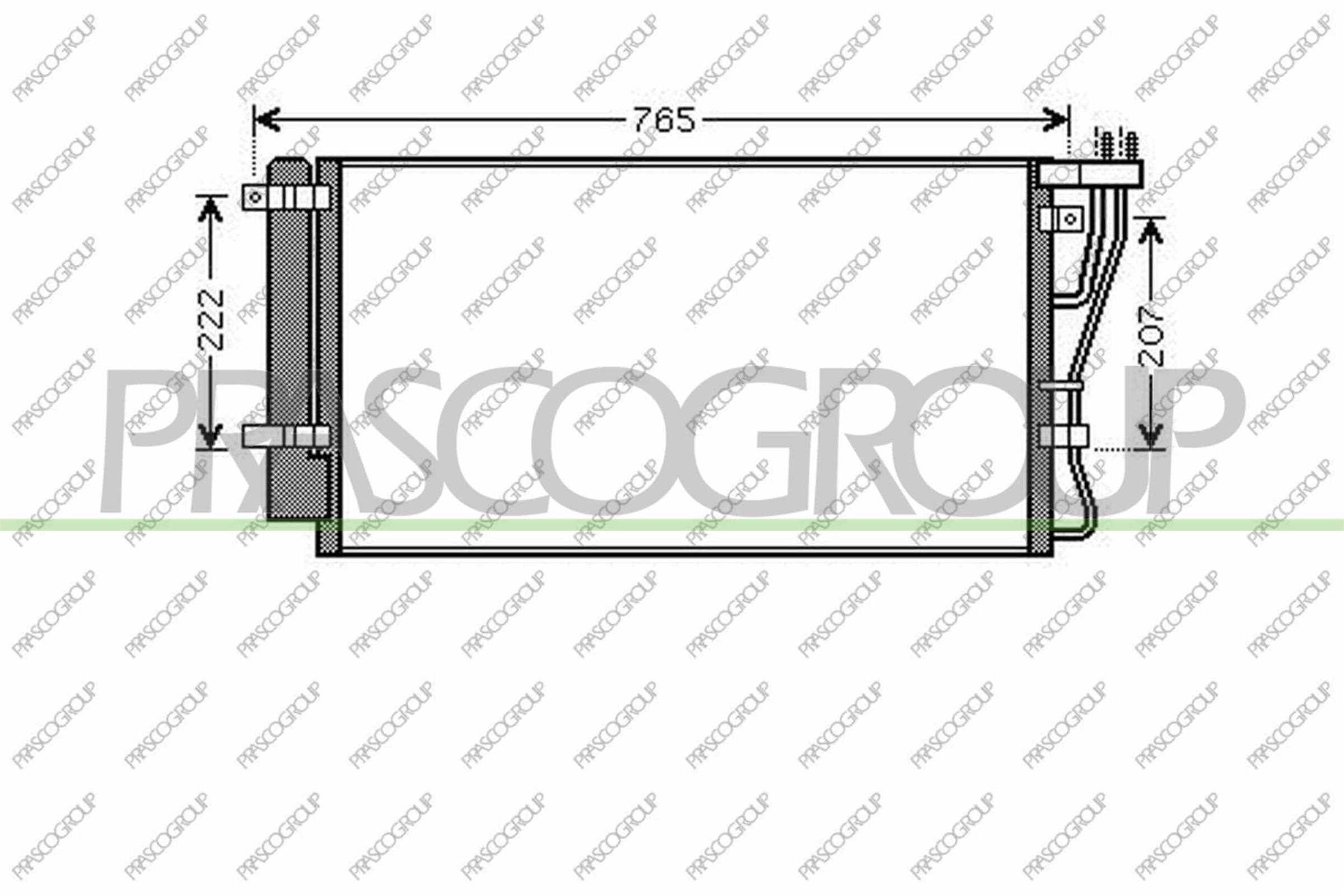 Condensatore, climatizzatore PRASCO KI732C002