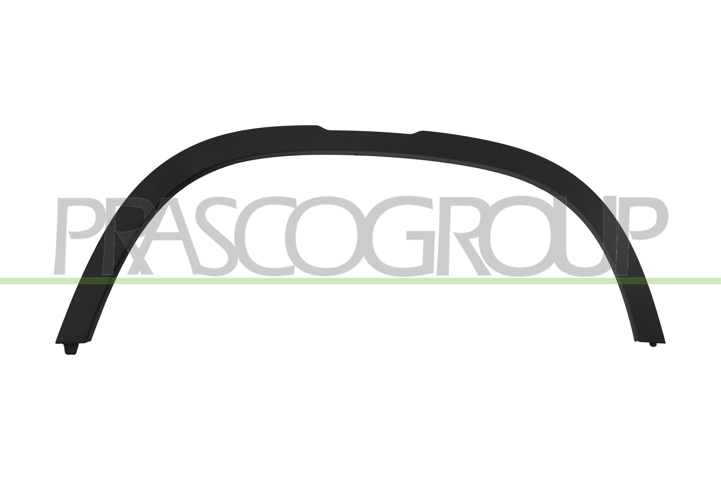 PRASCO PARAFANGHINO ANTERIORE DESTRO NERO GOFFRATO