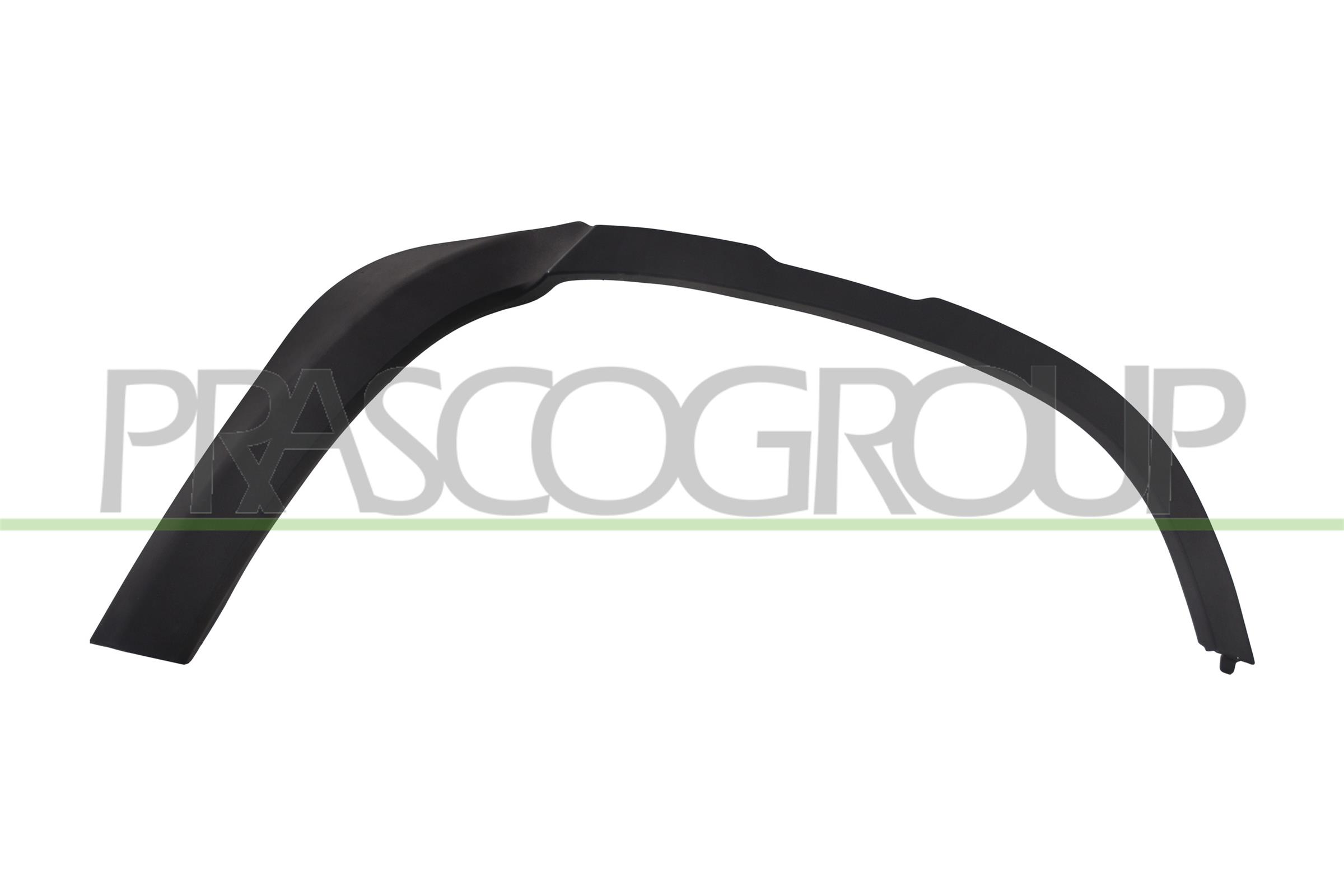 PRASCO PARAFANGHINO POSTERIORE SINISTRO NERO GOFFRATO